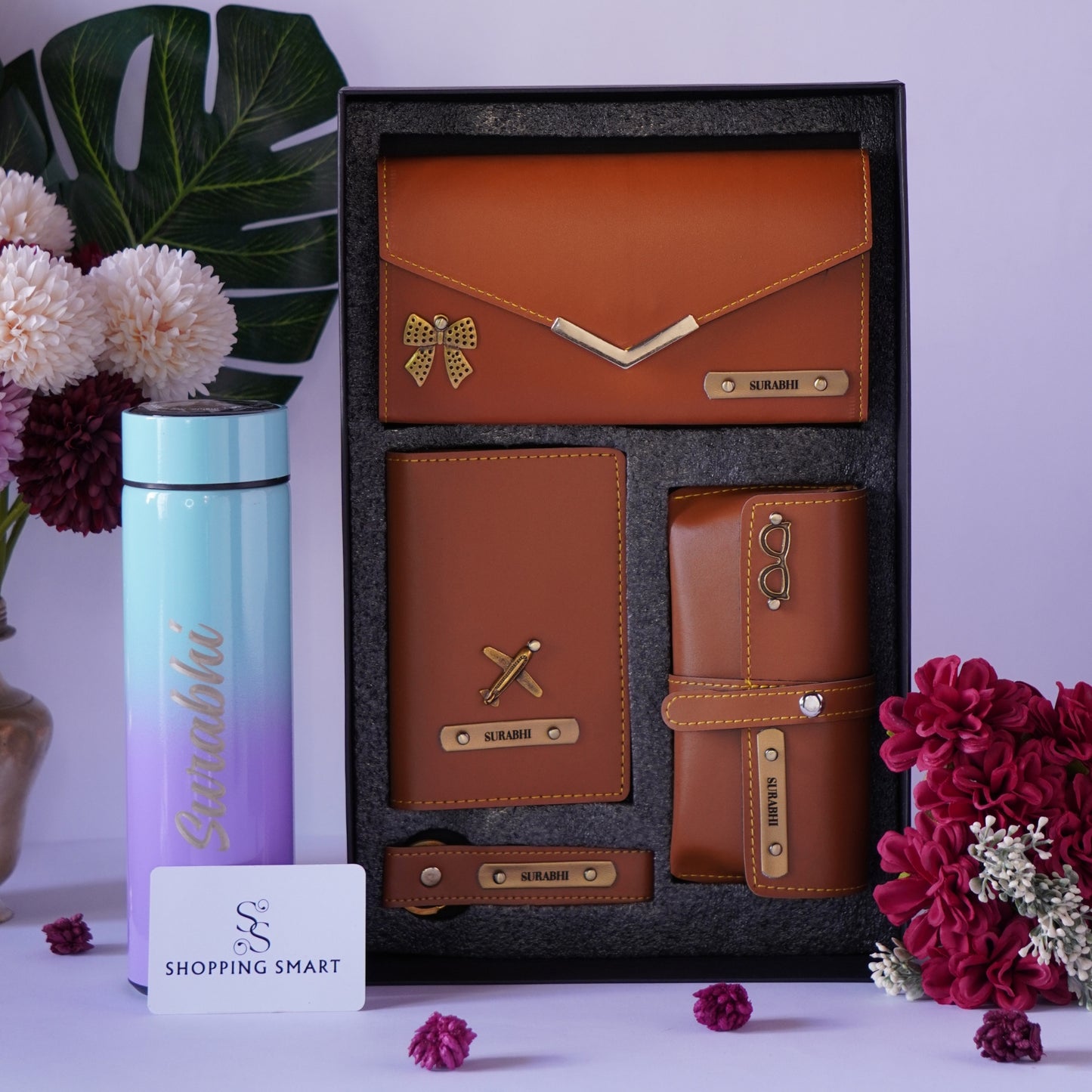 Personalized Gift Set Hamper for Women - Includes 1 Free Bottle