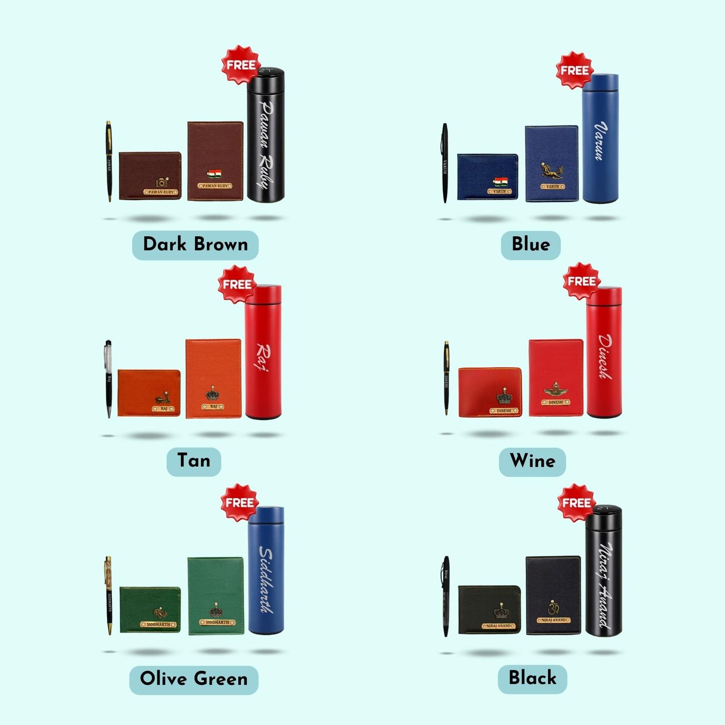 Personalized 4-in-1 Hamper Set for Men