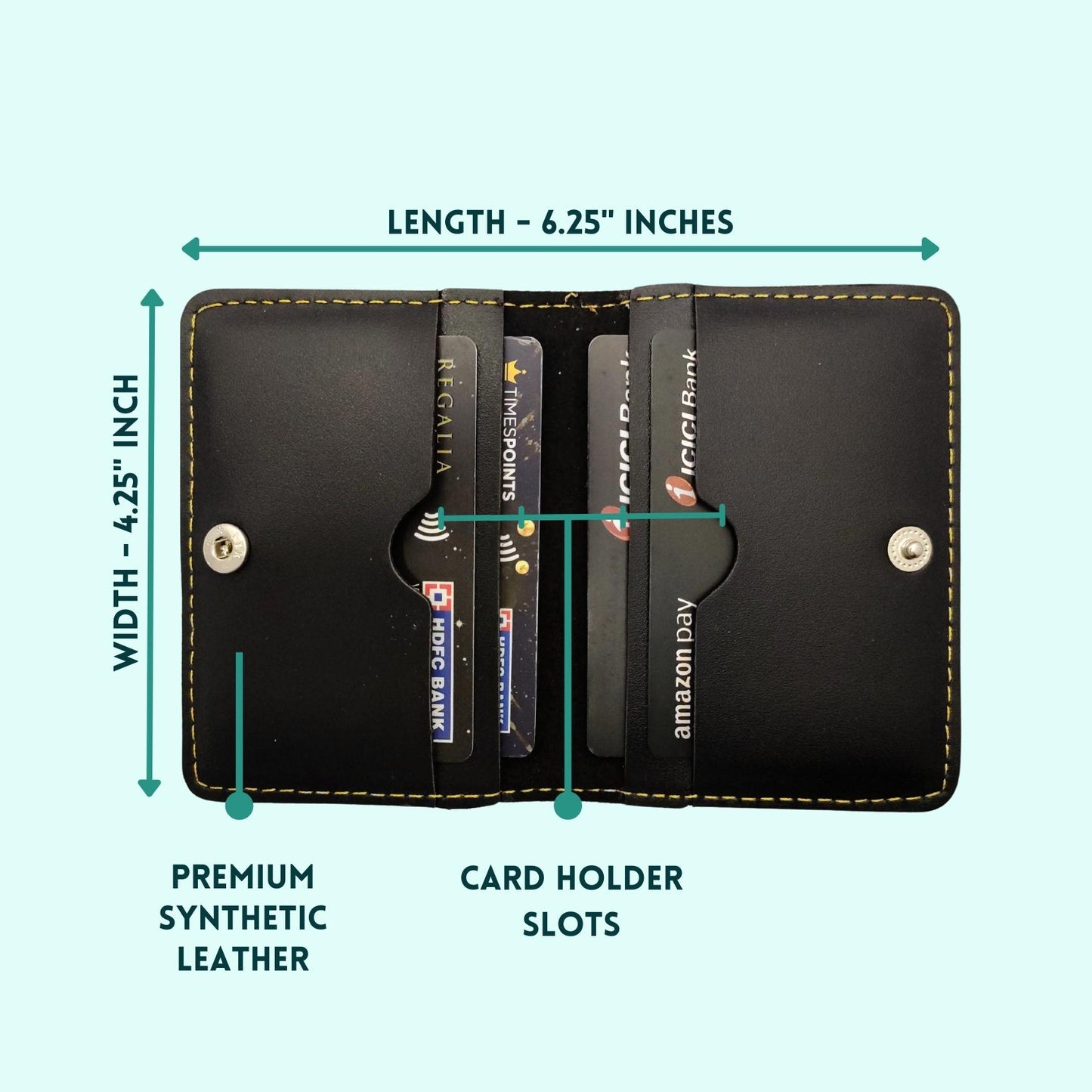 Personalized 4-in-1 Gift Hamper for Unisex ( Includes 1 Free Sunglass Case ) - Card Holder, Keychain, Passport Cover, Sunglass Case
