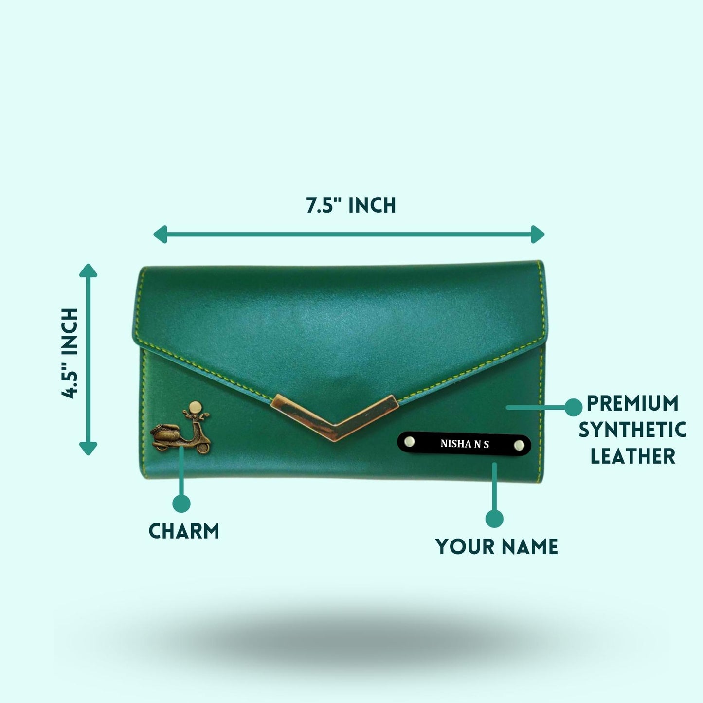 Personalized Gift Hamper Set for Women ( Includes 1 Free Bottle ) - Black Metal Name Tag