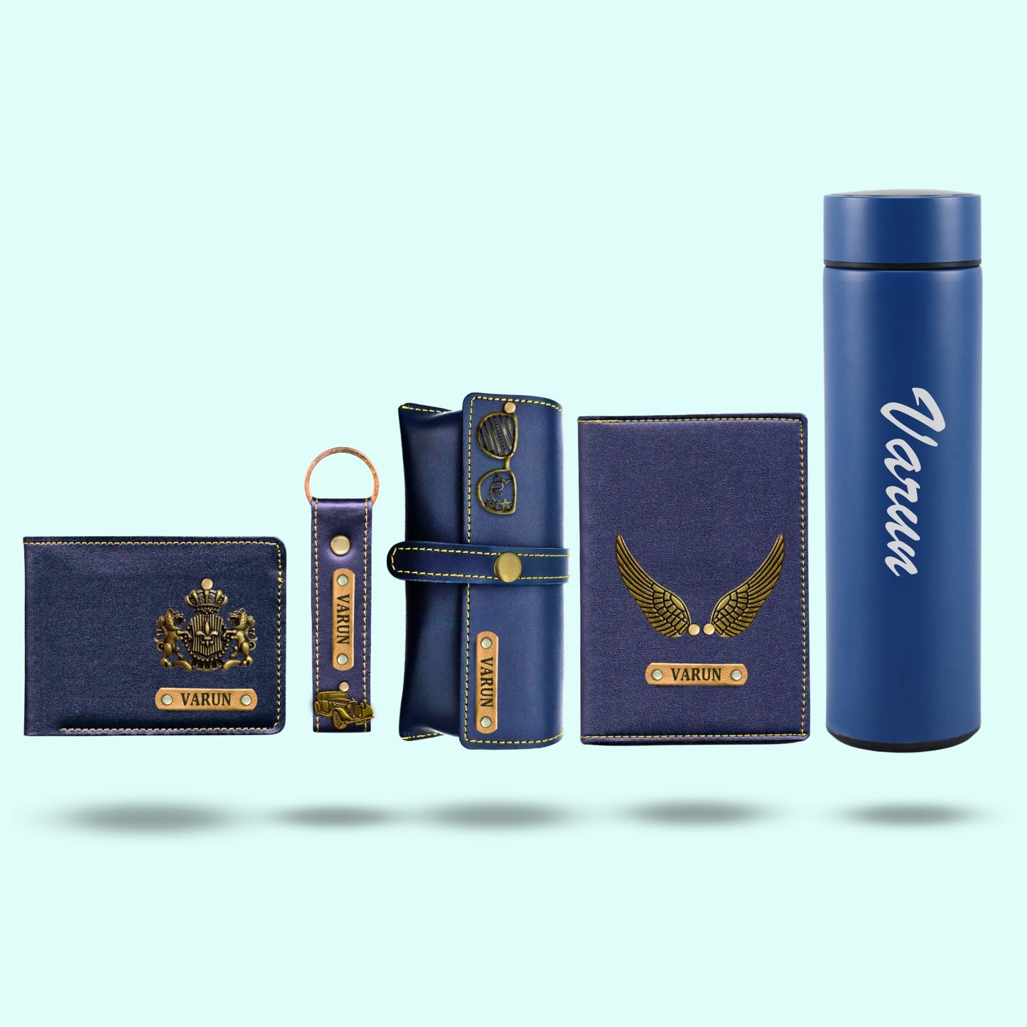 Personalized Gift Set Hamper for Men - Includes 1 Free Bottle