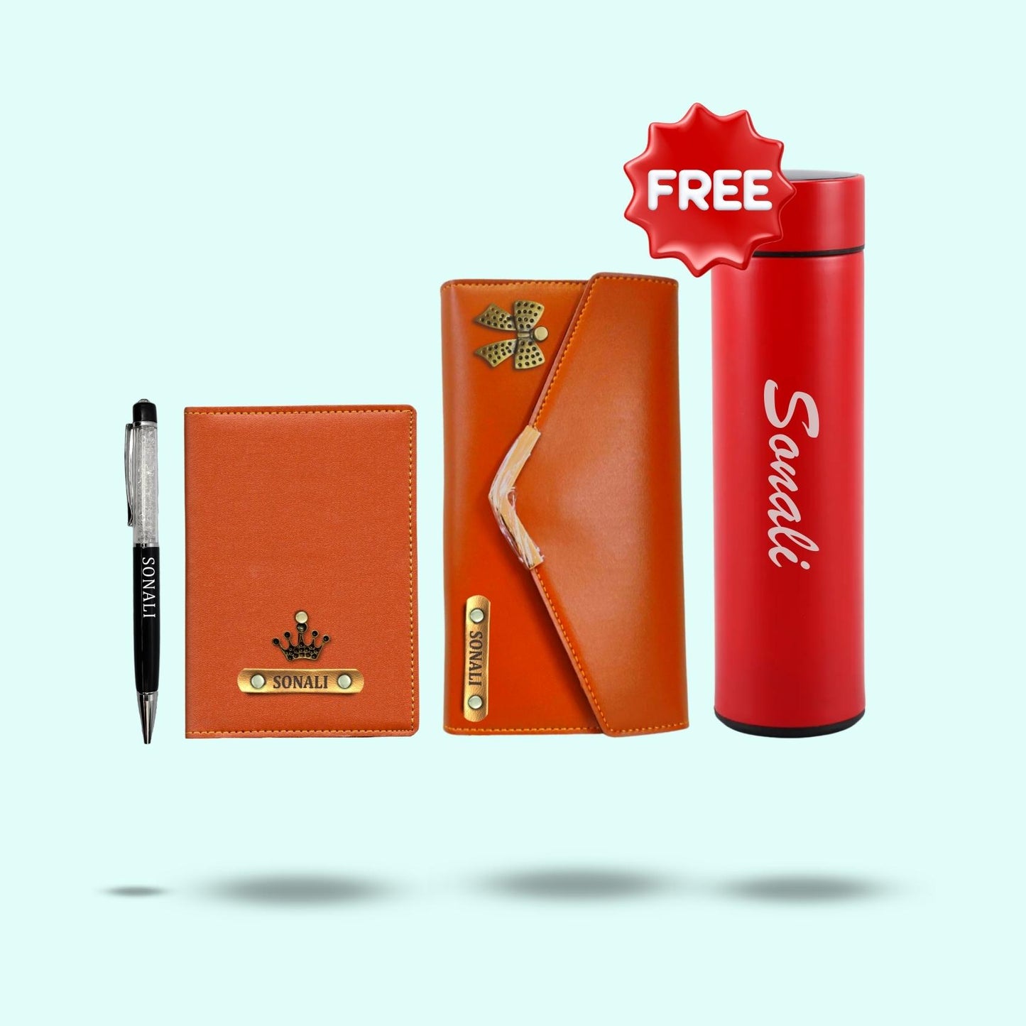 Personalized 4-in-1 Hamper Set for Women