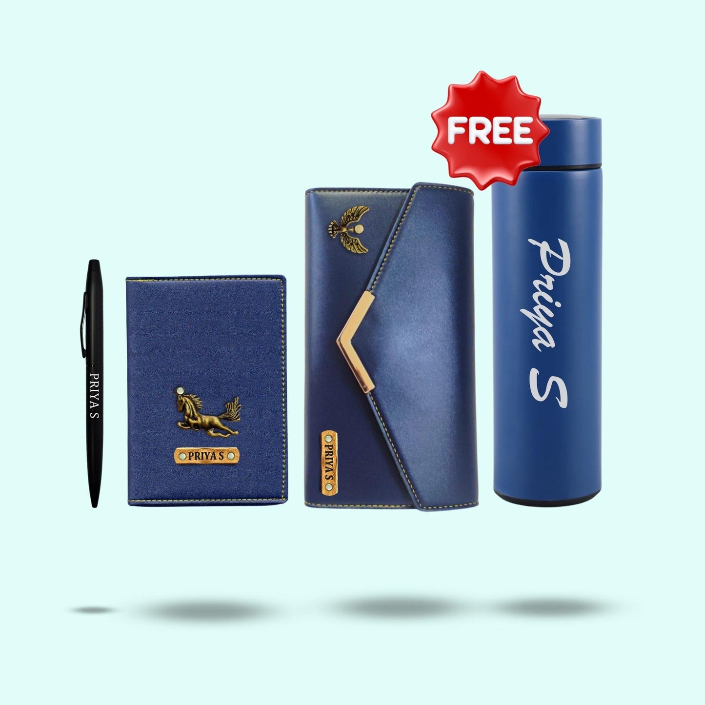 Personalized 4-in-1 Hamper Set for Women