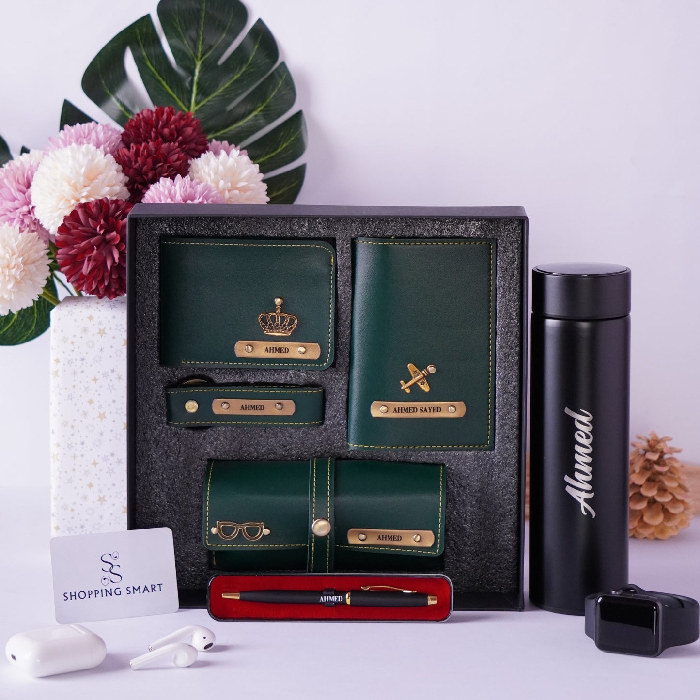 Personalized 6-in-1 Special Gift Hamper for Him - Includes 1 Free Bottle