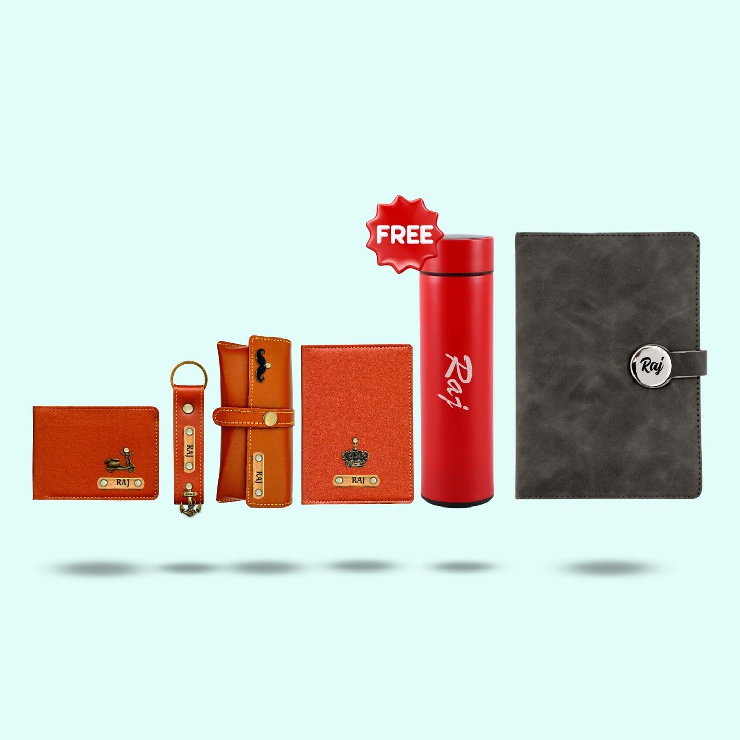 6 in 1 Gift Hamper for Men with Diary