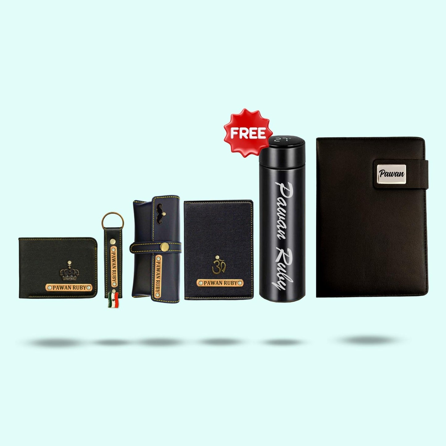 6 in 1 Gift Hamper for Men with Diary