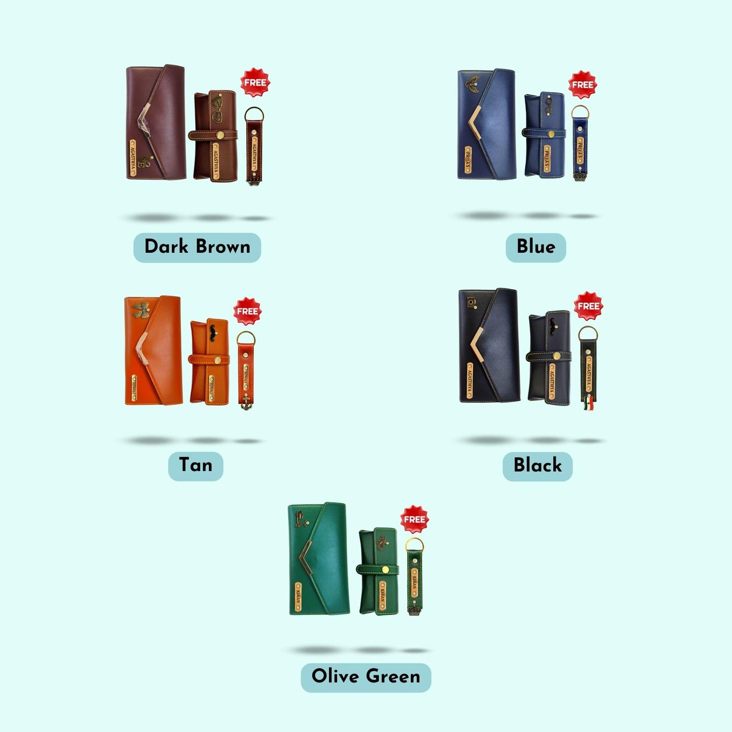 Personalized 3-in-1 Special Gift Hamper For Women - Includes 1 Free Keychain