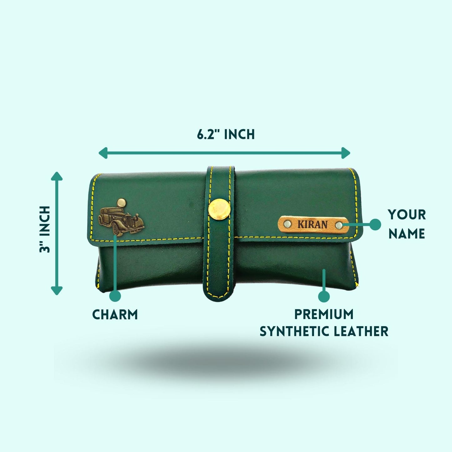 Personalized 3-in-1 Special Gift Hamper For Women - Includes 1 Free Keychain - Green