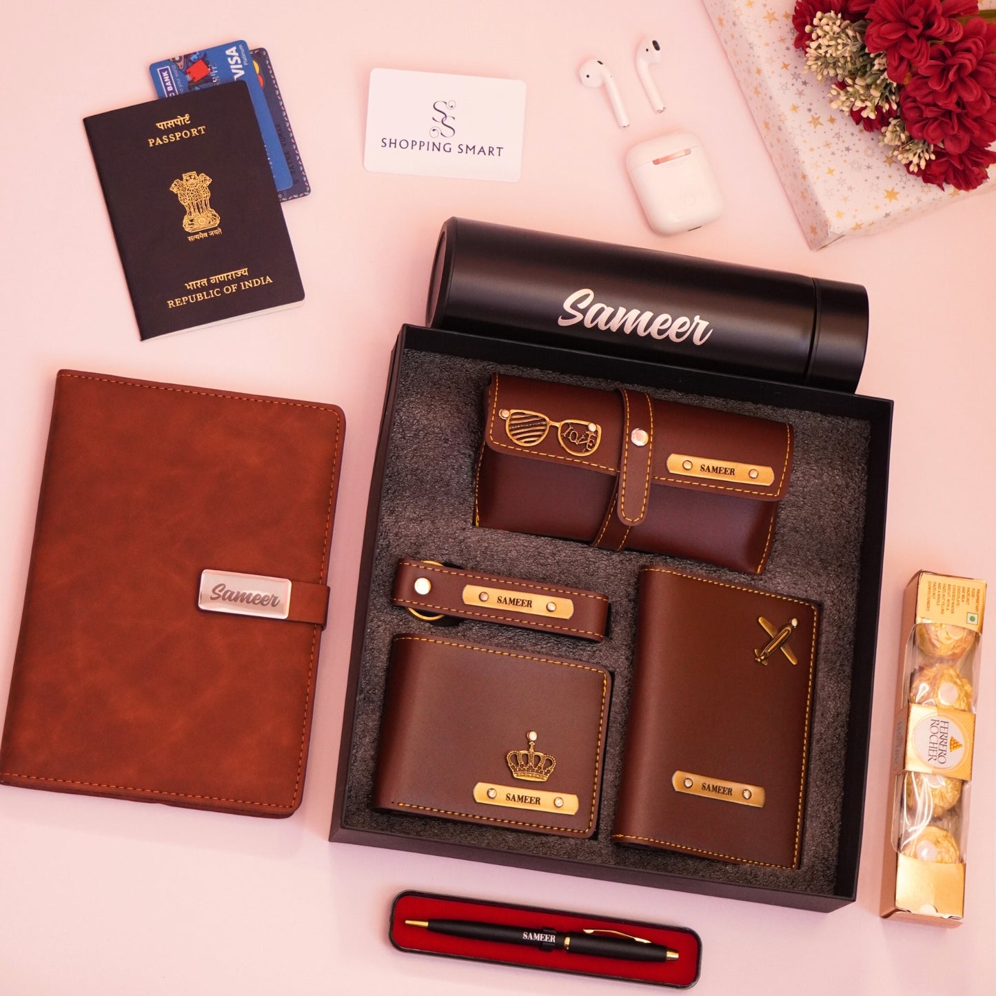 7 in 1 Gift Hamper for Men with Diary