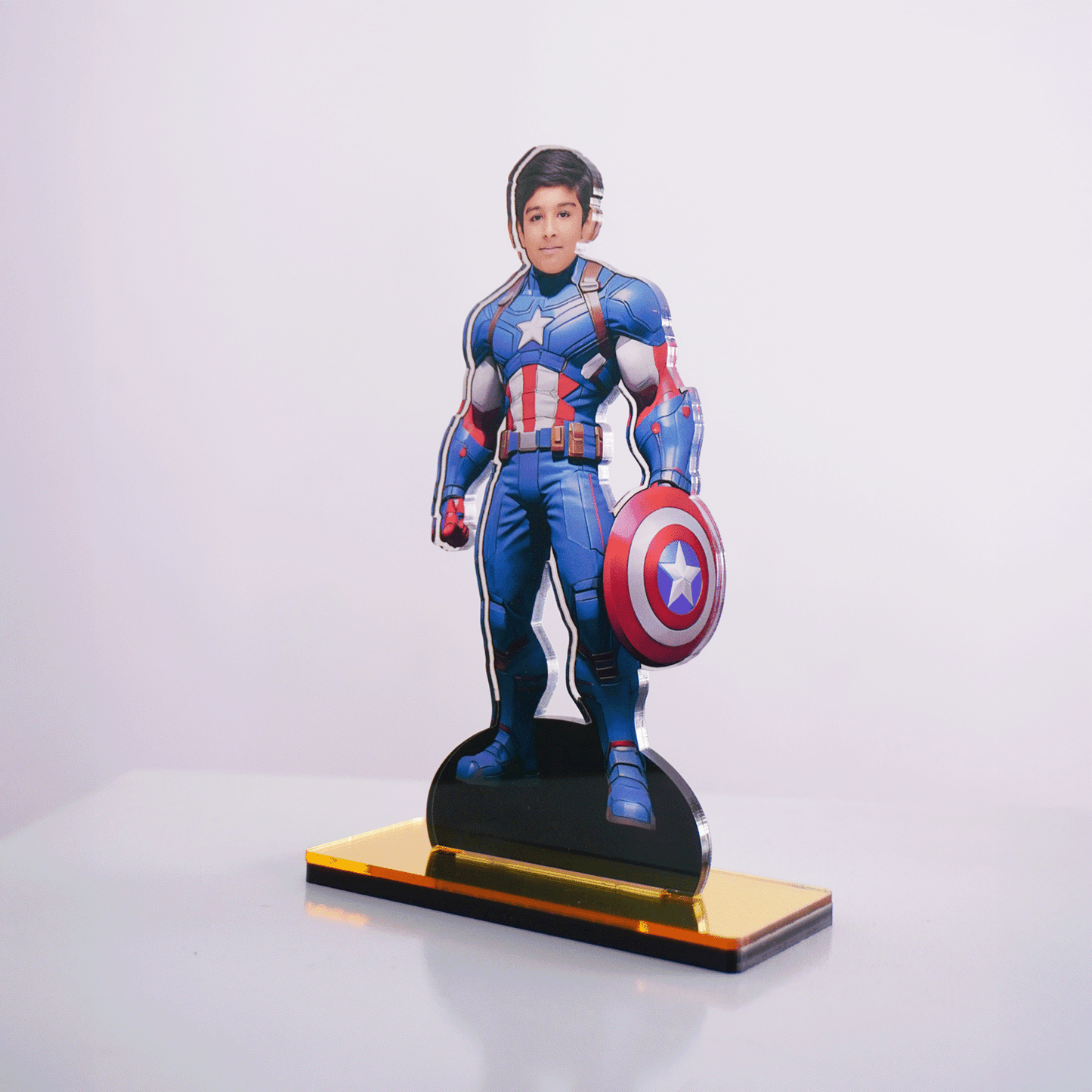 Personalized Captain America Mini Me
