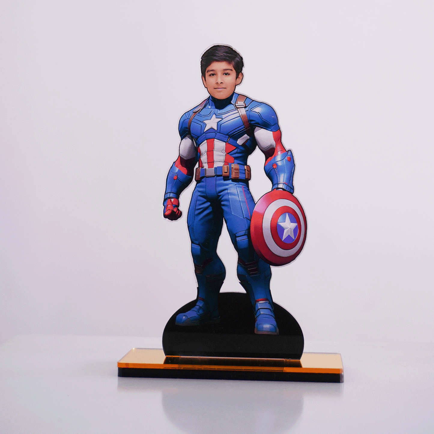 Personalized Captain America Mini Me