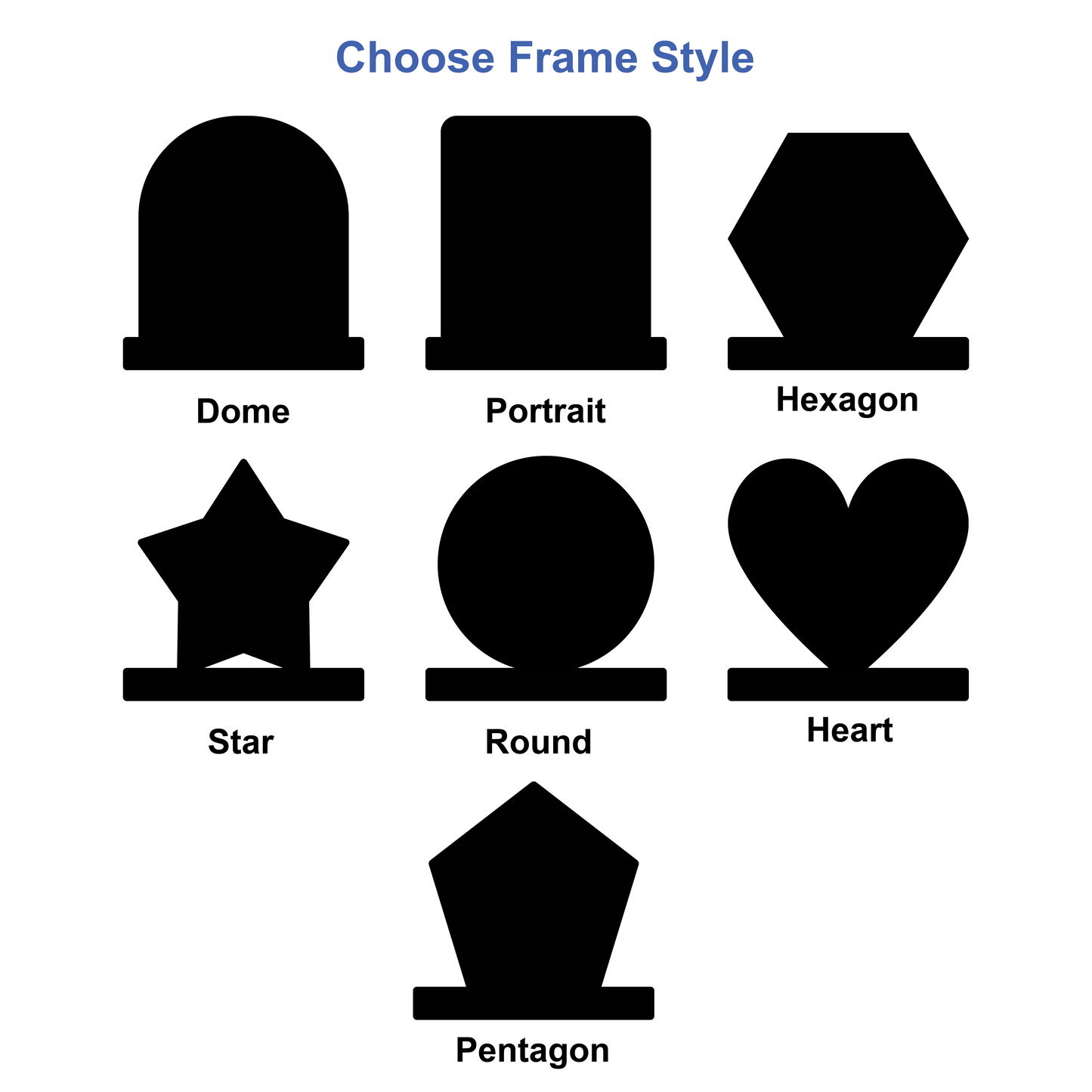 Premium Car Dashboard Photo Stand