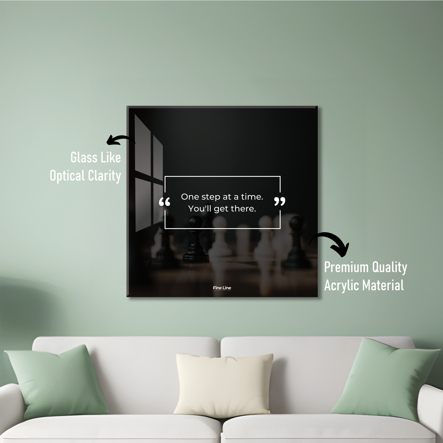 Everyday Motivational Frames - One Step at a time