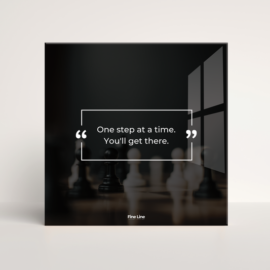 Everyday Motivational Frames - One Step at a time
