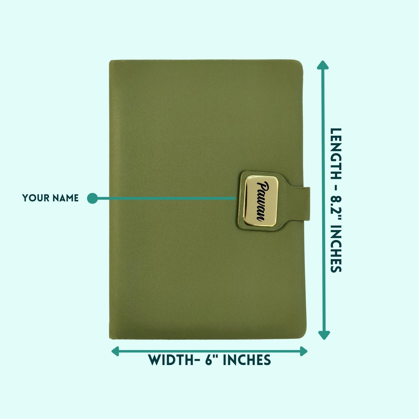 Personalised Essential Hamper for Men 5-in-1 - Men's wallet, Keychain, Diary, Pen & Free Bottle