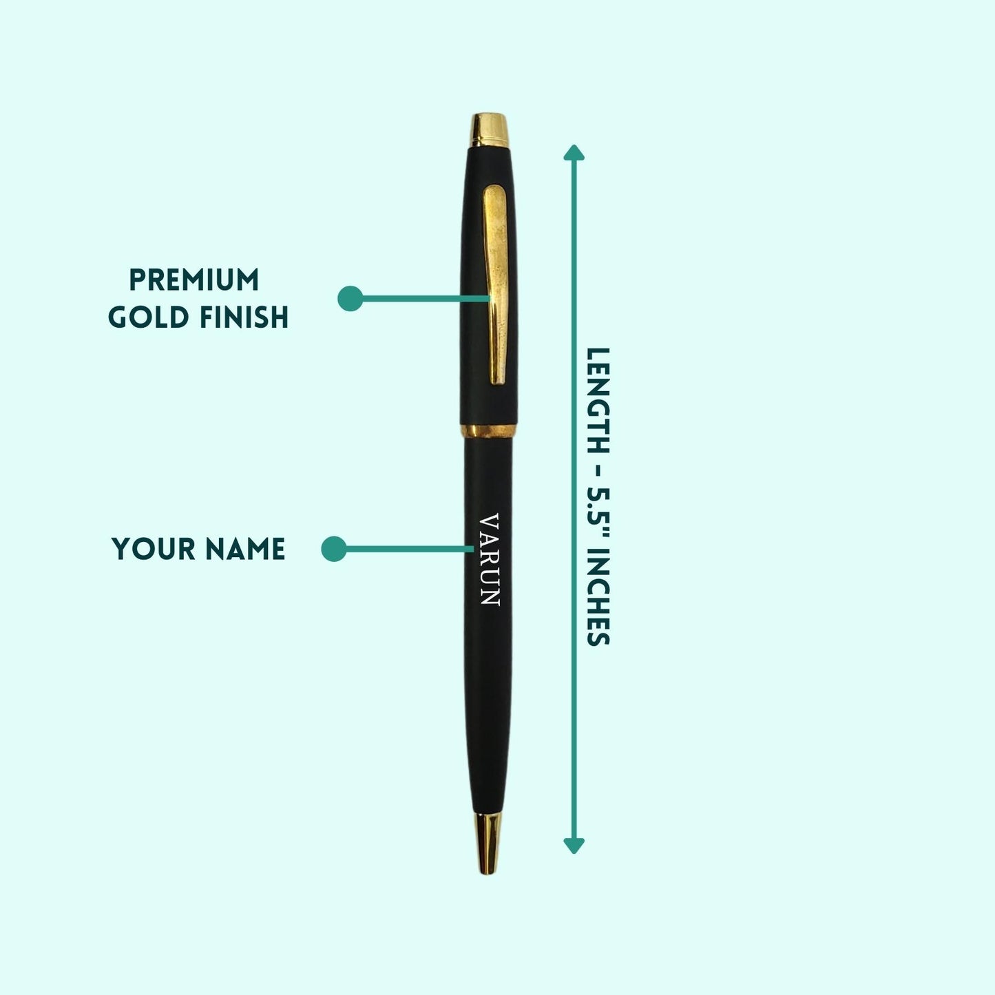 Personalised Essential Hamper for Men 5-in-1 - Men's wallet, Keychain, Diary, Pen & Free Bottle