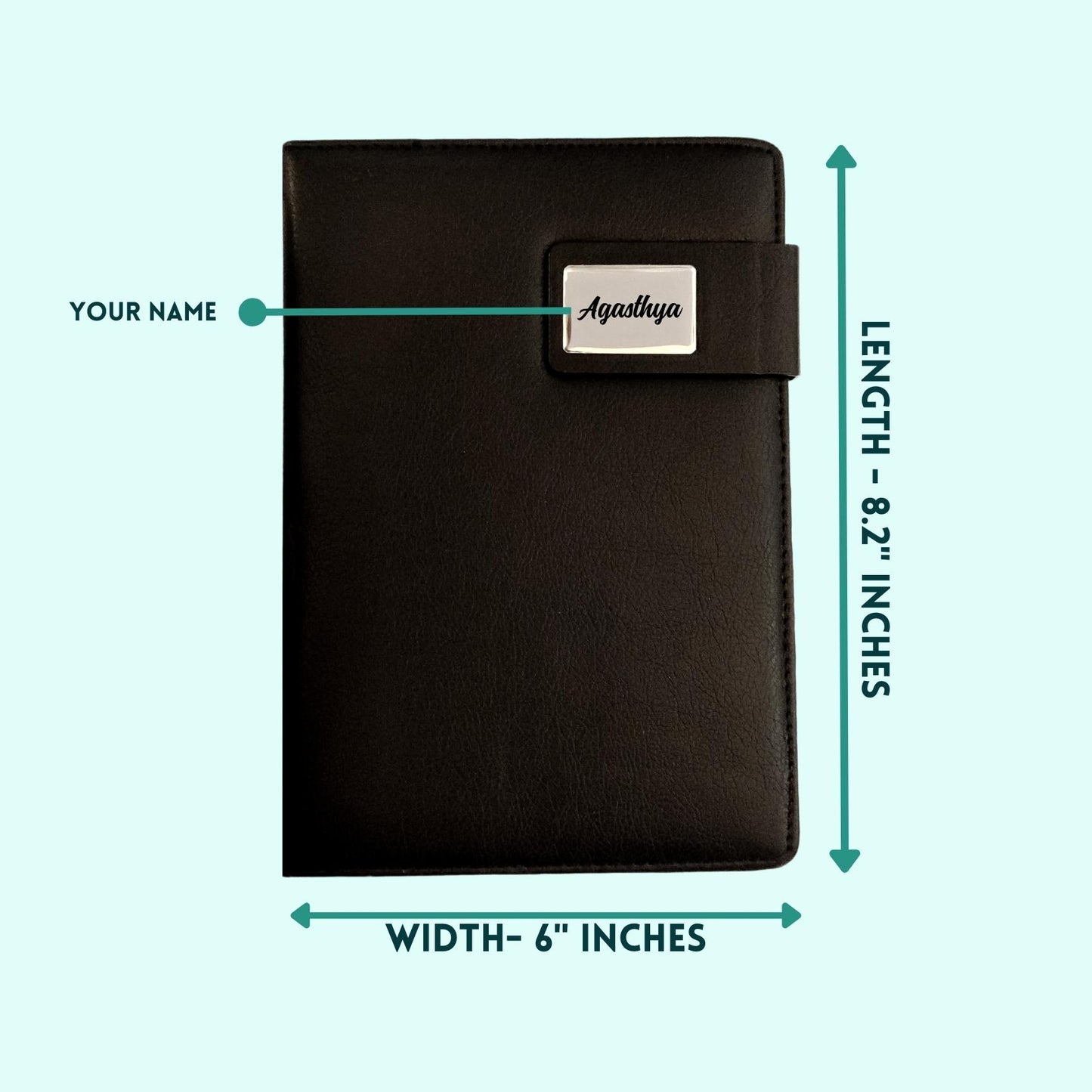 Personalised Essential Hamper for Women 5-in-1 - Women's wallet, Keychain, Diary, Pen & Free Bottle