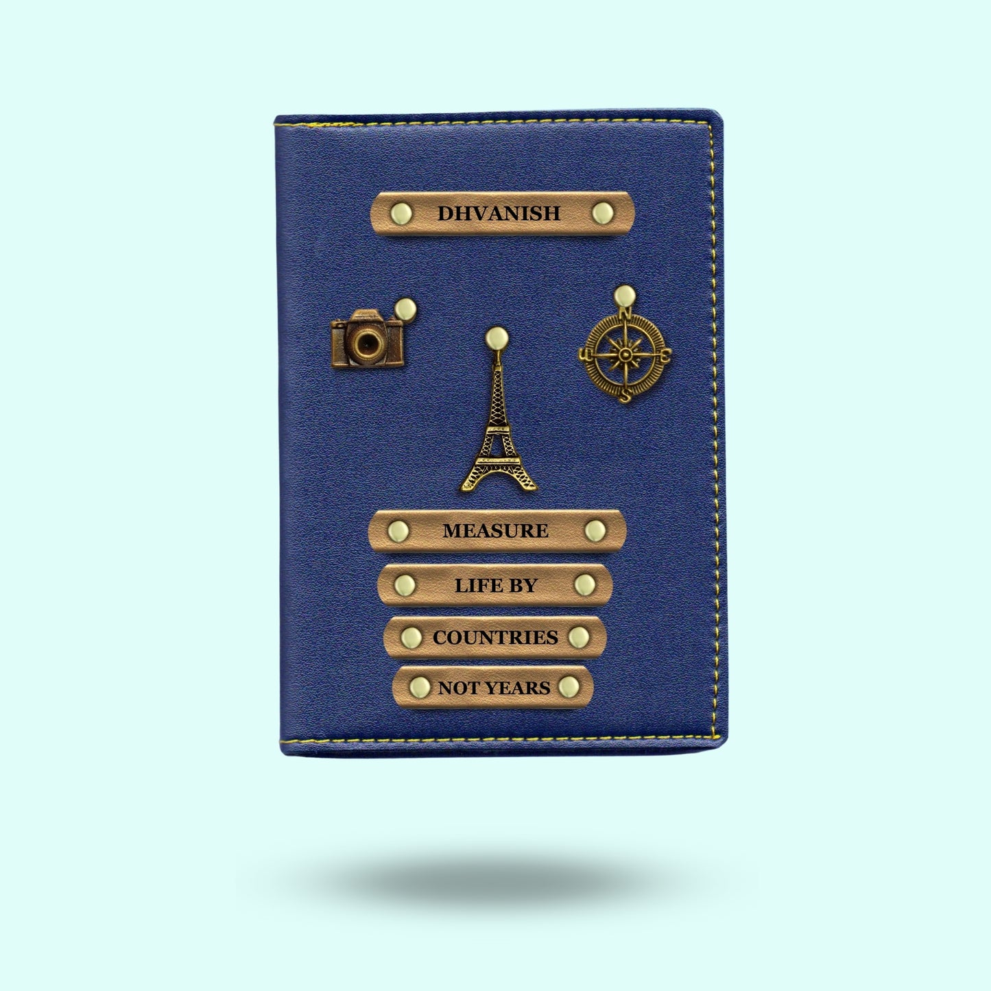 Personalised Passport Cover - Measure Life By Countries Not Years