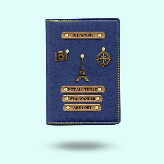 Personalised Passport Cover - Not All Those Who Wander Are Lost
