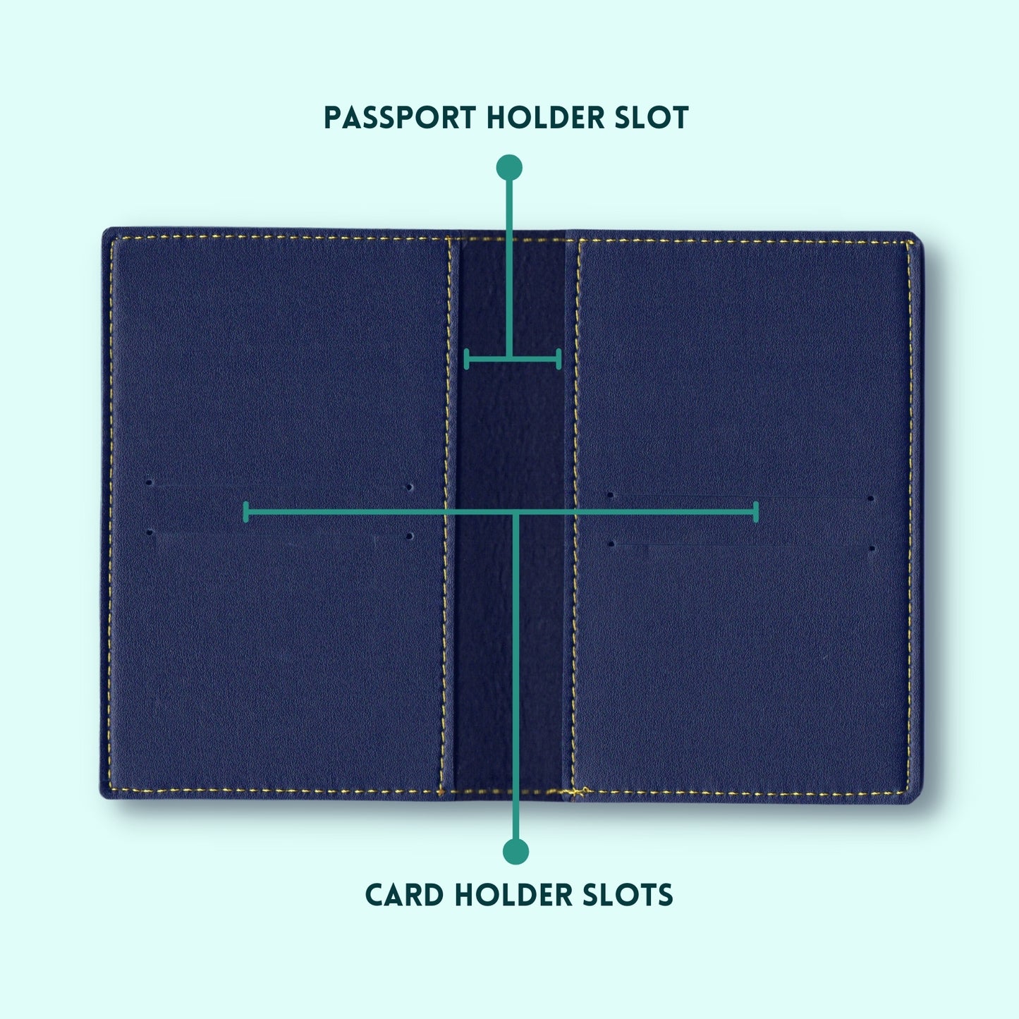 Personalised Passport Cover - Not All Those Who Wander Are Lost