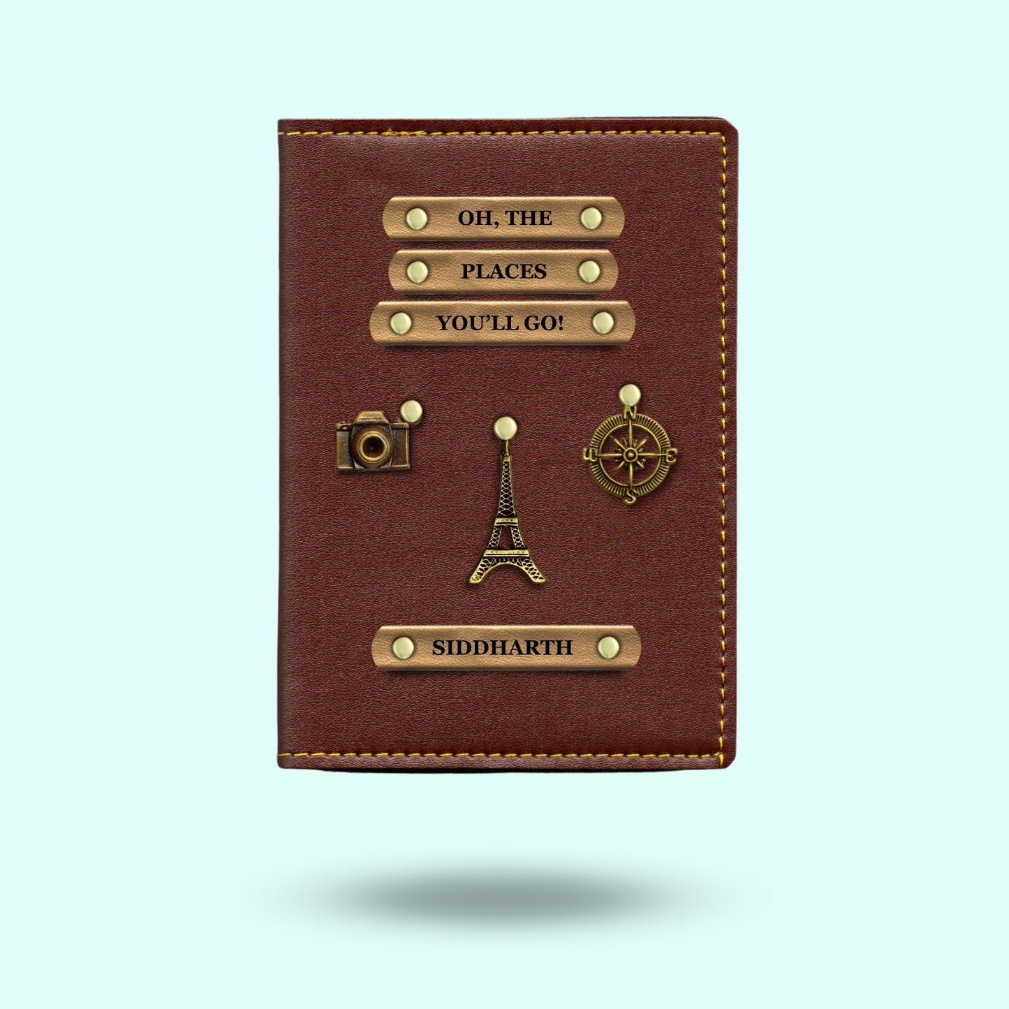 Personalised Passport Cover - Oh, The Places You'll Go!