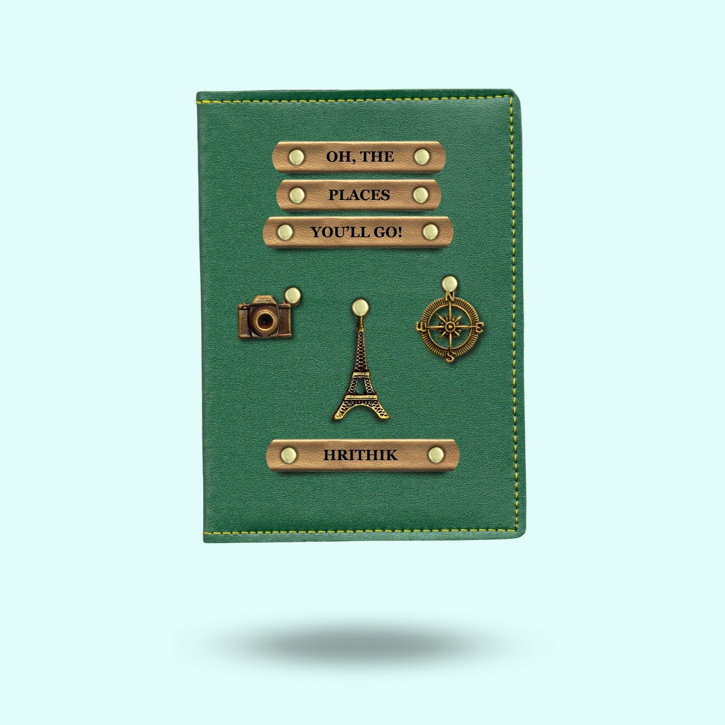 Personalised Passport Cover - Oh, The Places You'll Go!