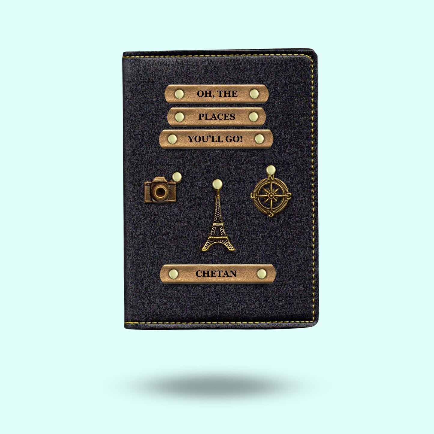 Personalised Passport Cover - Oh, The Places You'll Go!