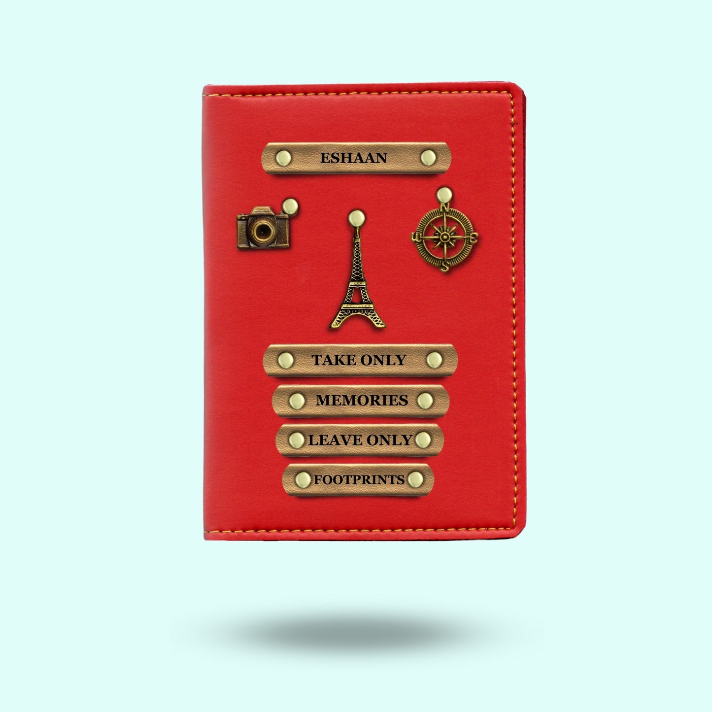 Personalised Passport Cover - Take Only Memories Leave Only Footprints