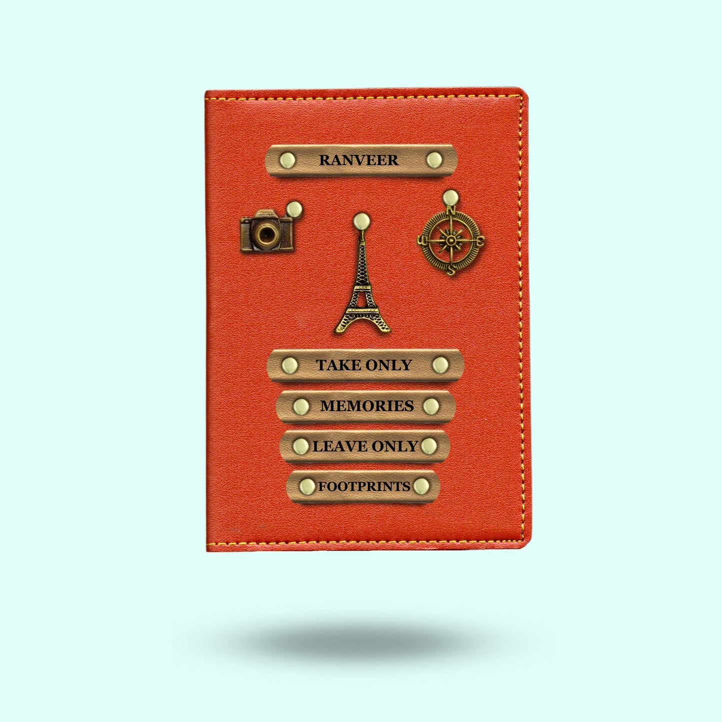 Personalised Passport Cover - Take Only Memories Leave Only Footprints