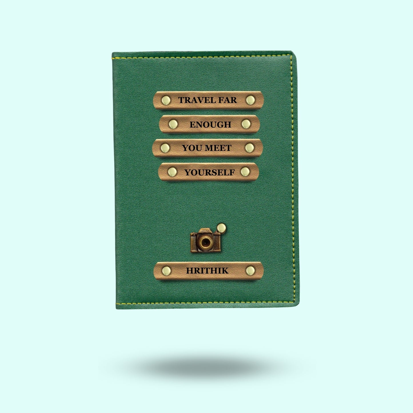 Personalised Passport Cover - Travel Far Enough, You Meet Yourself