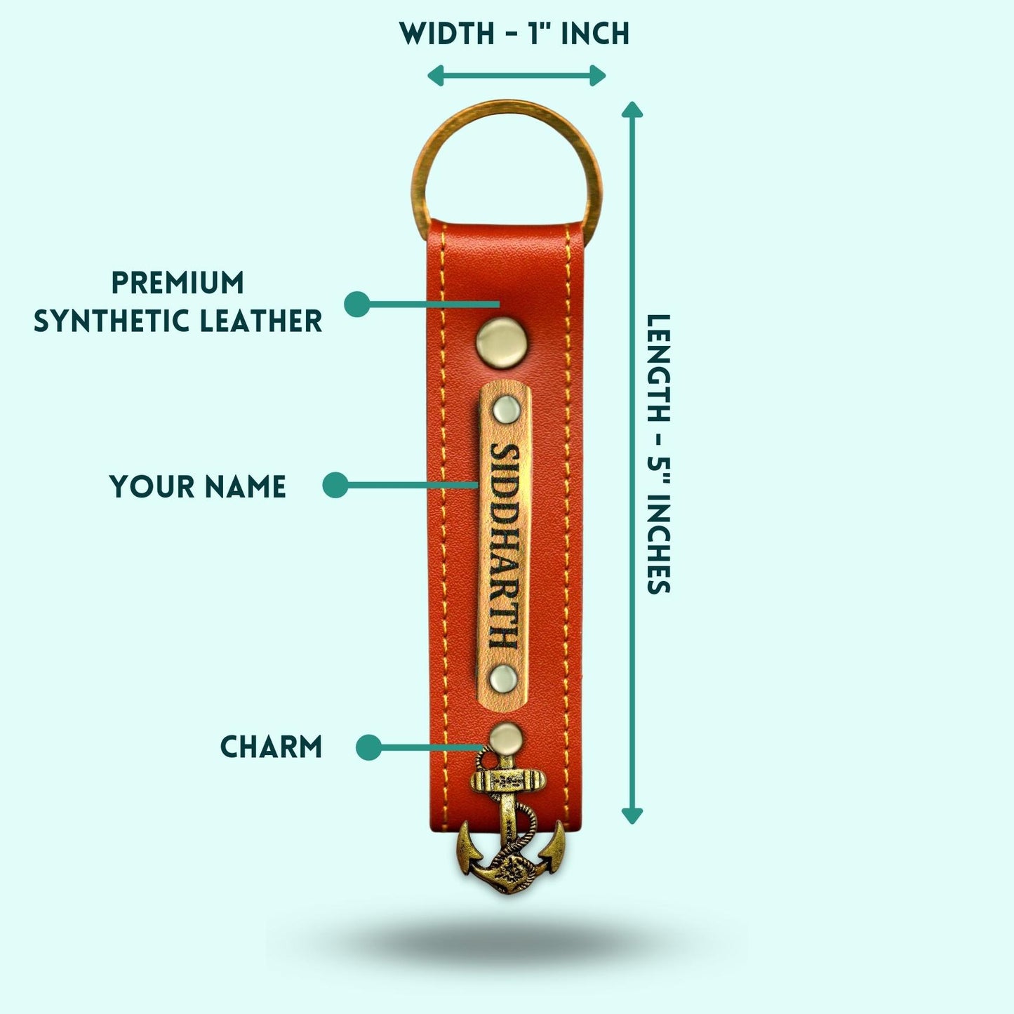 Personalized 3-in-1 Special Gift Hamper For Men - Tan - Includes 1 Free Keychain