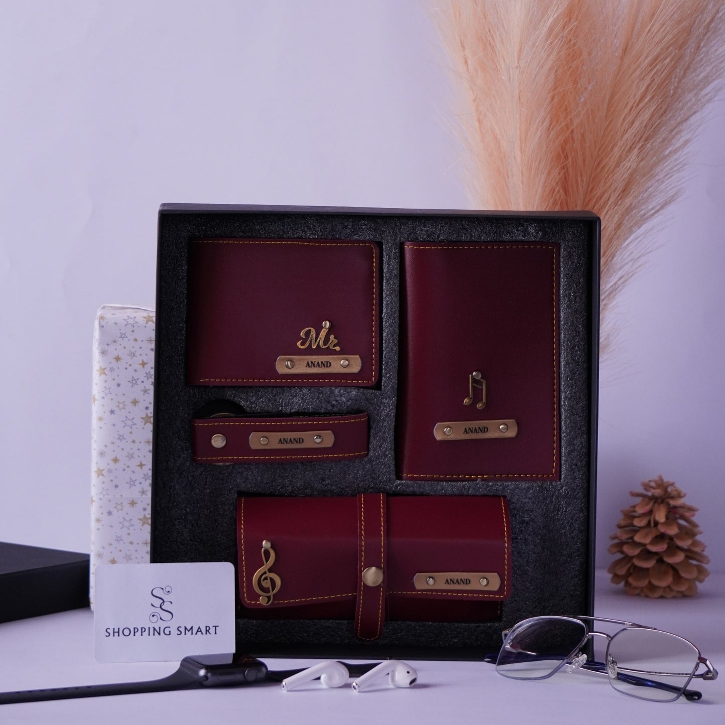 Personalized 4-in-1 Special Gift Hamper for Men - Includes 1 Free Sunglass Case