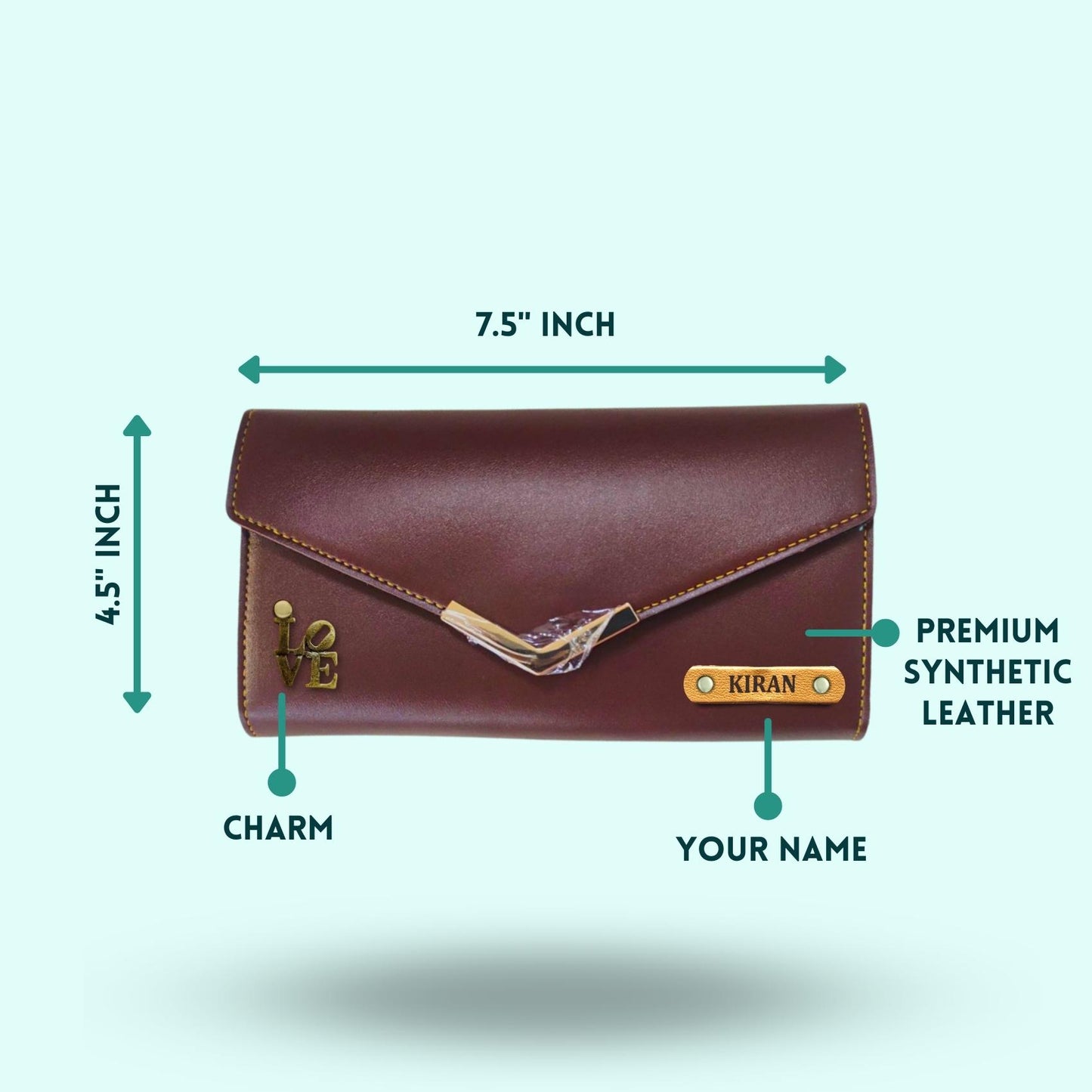 Personalized 4-in-1 Special Gift Hamper for Women - Includes 1 Free Sunglass Case - Dark Brown