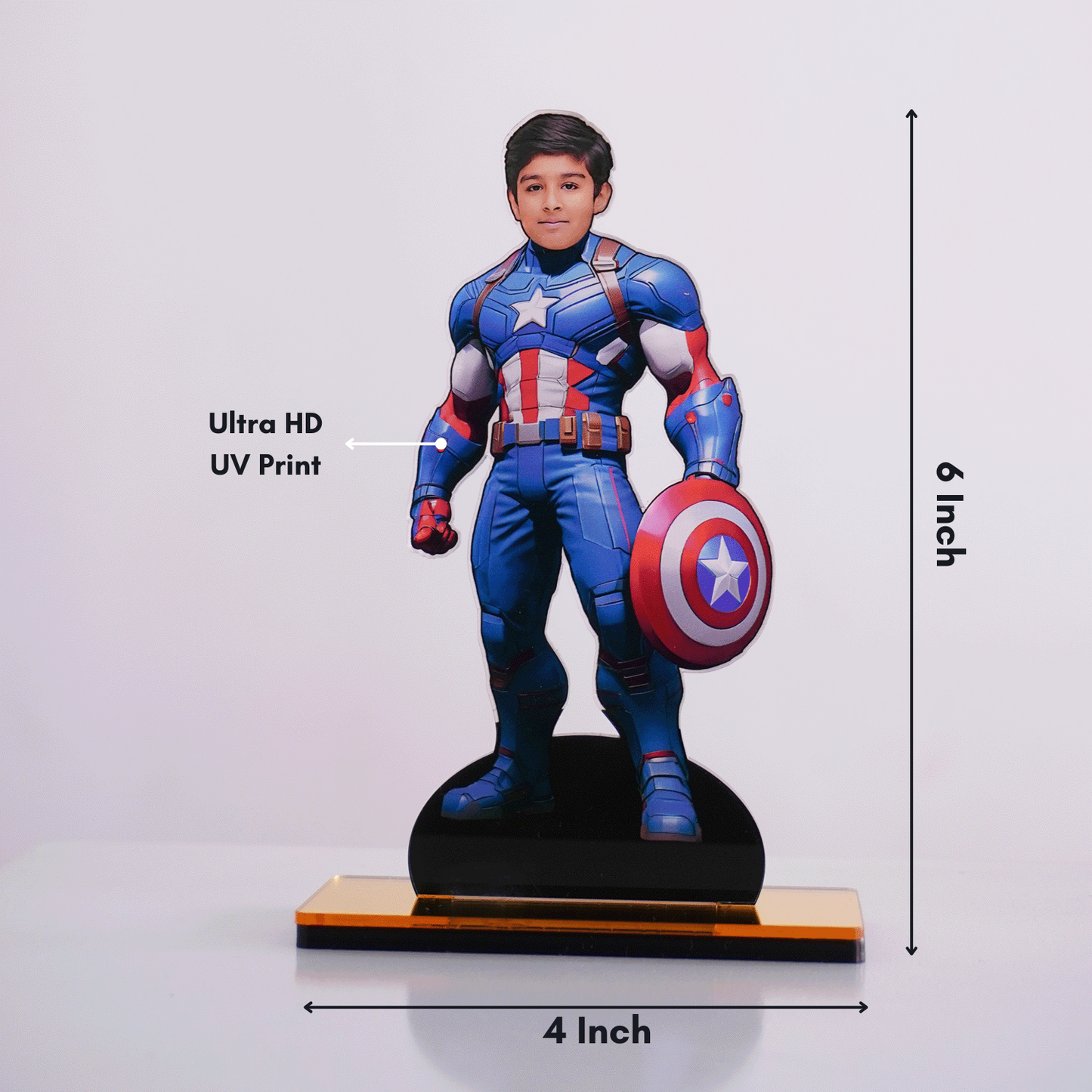 Personalized Captain America Mini Me