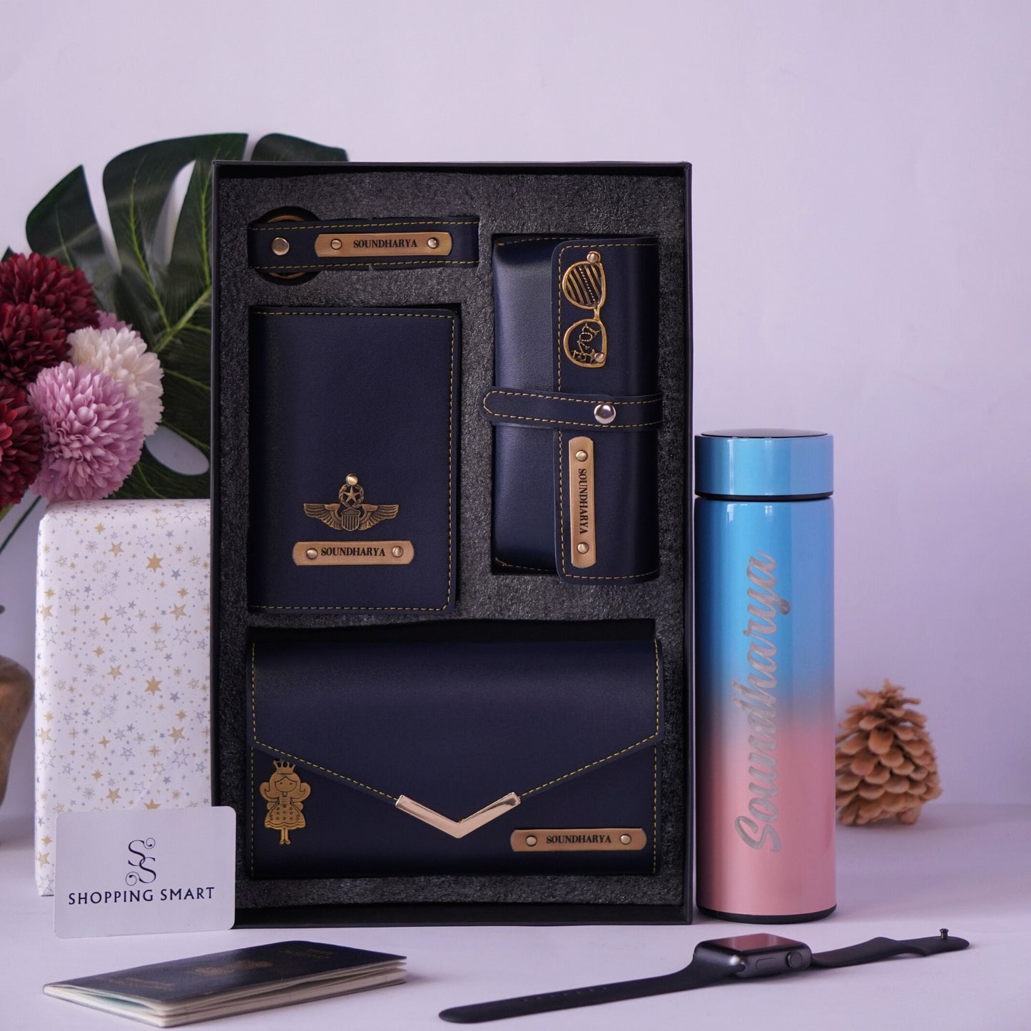 Personalized Gift Set Hamper for Women - Includes 1 Free Bottle