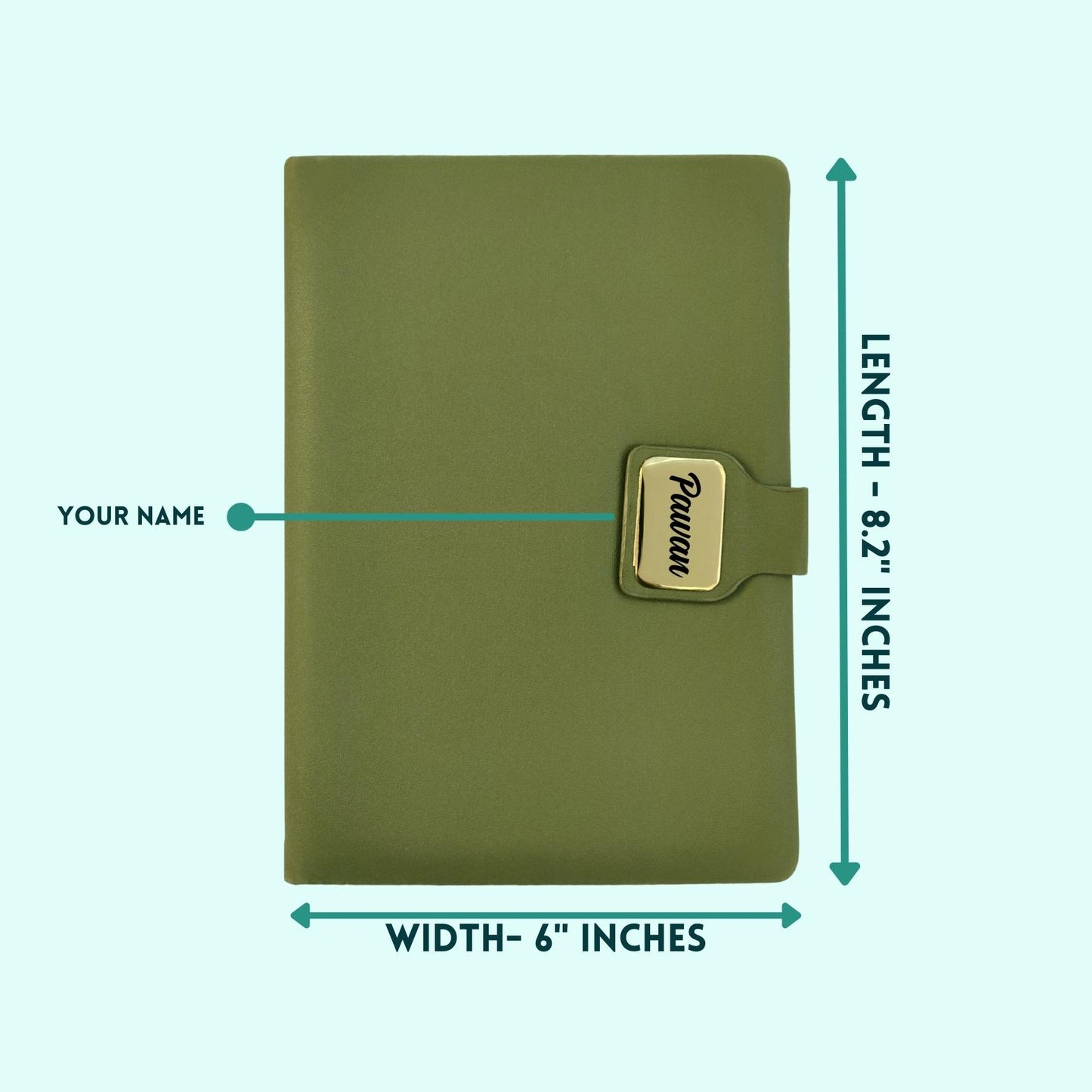 Personalized Men Hamper 4-in-1 Set - Wallet, Diary, Bottle, Pen