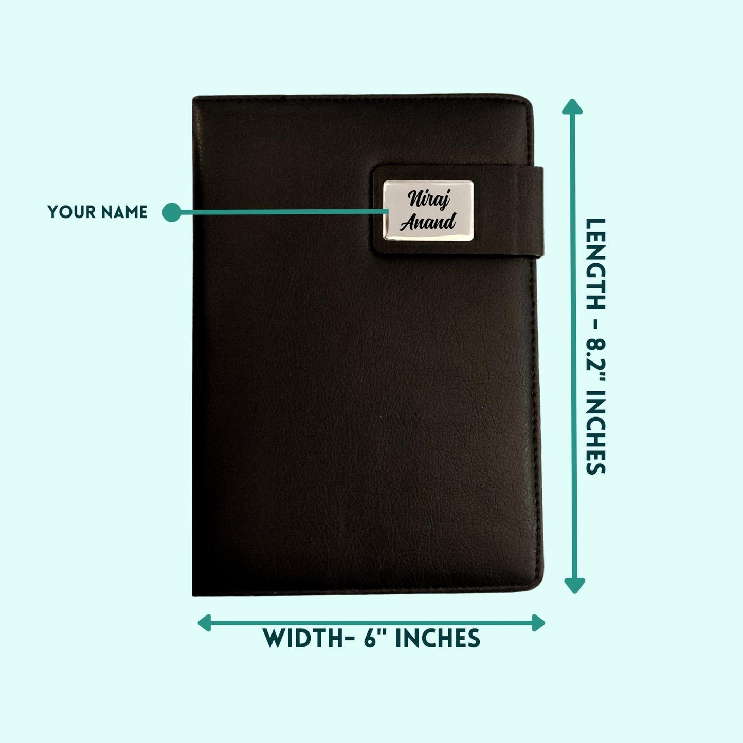 Personalized Men Hamper 4-in-1 Set - Wallet, Diary, Bottle, Pen