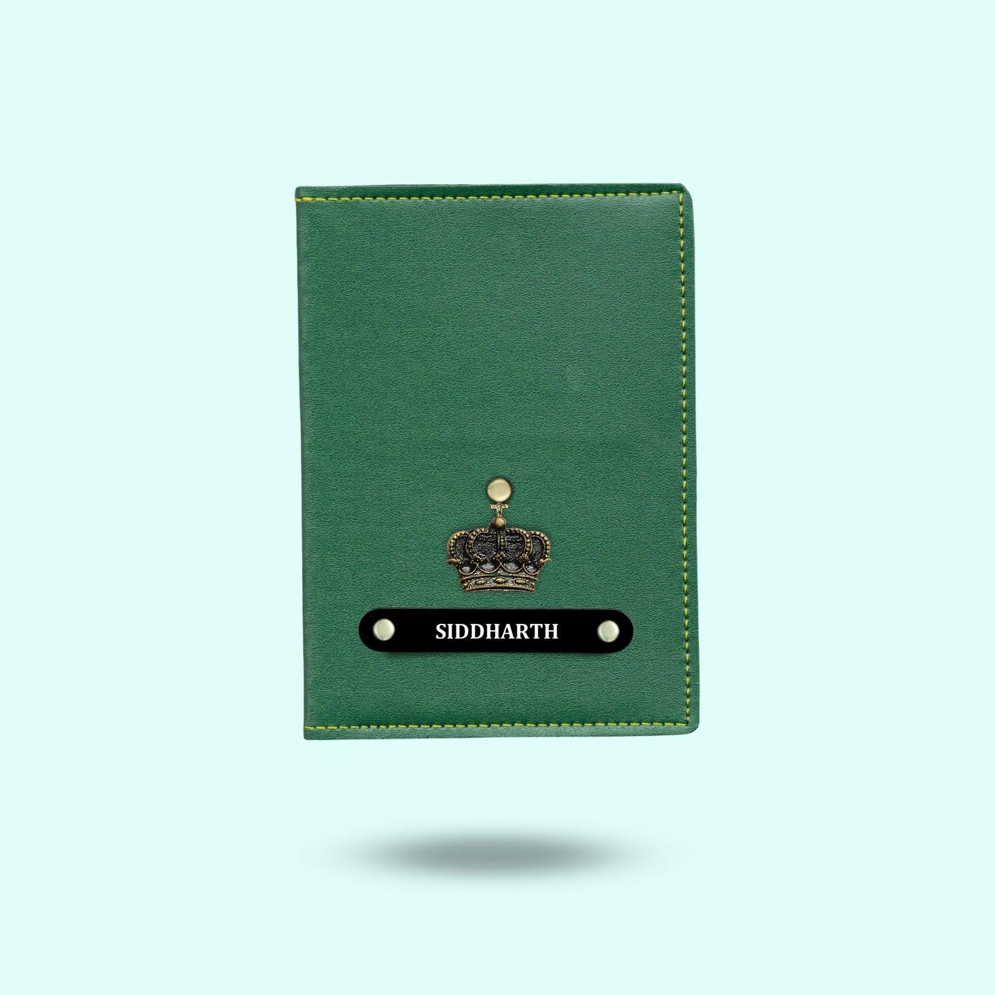 Personalized Passport Cover - Black Edition Name