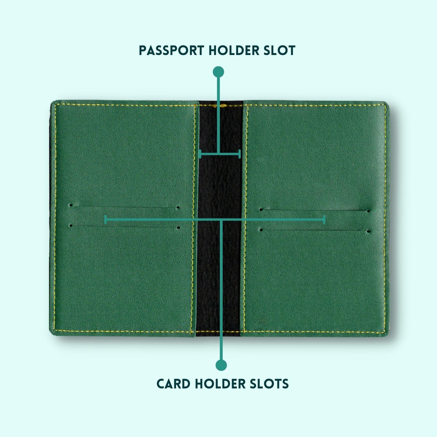 Personalized Passport Cover - Black Edition Name