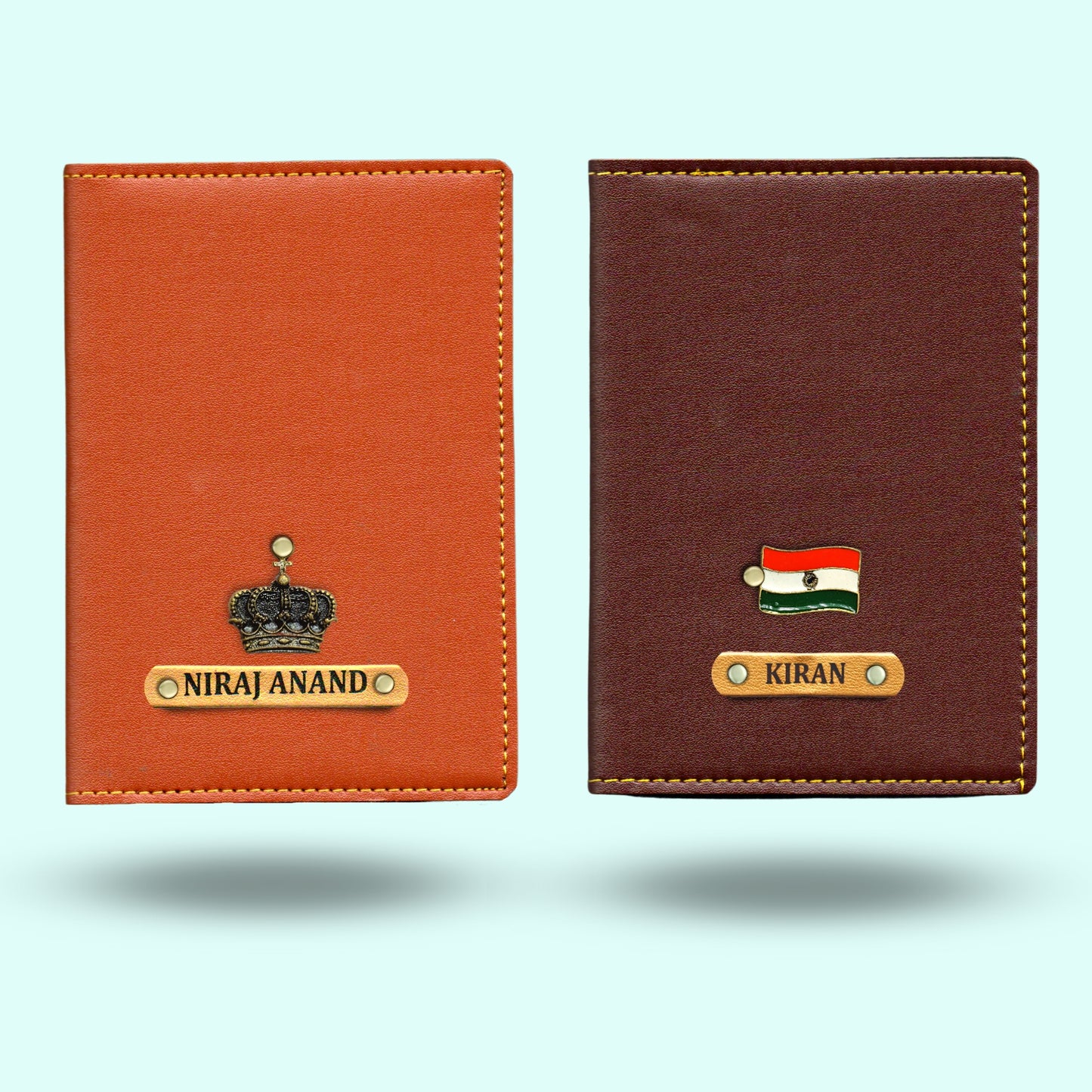 Personalized Passport Covers Combo - Set of 2