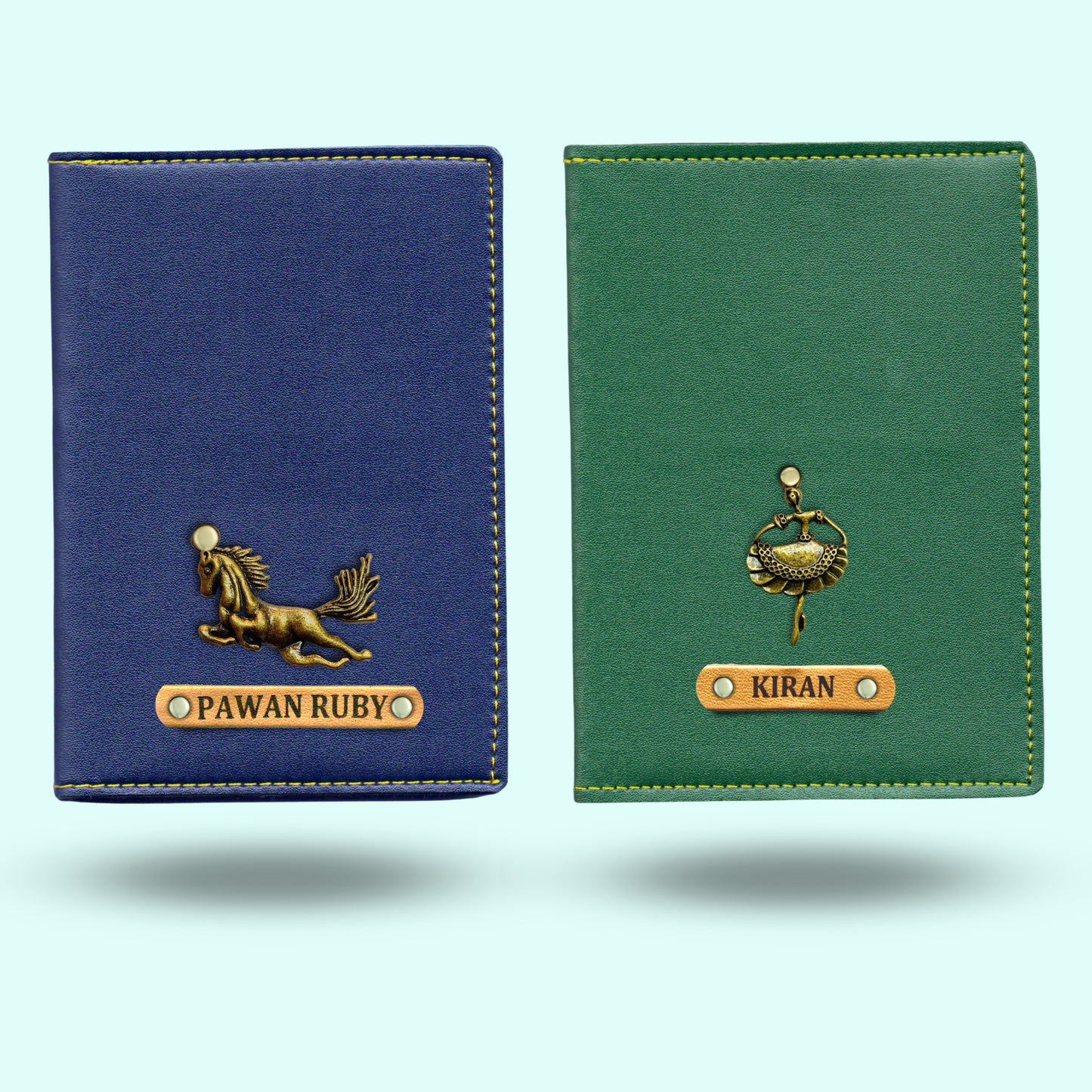 Personalized Passport Covers Combo - Set of 2