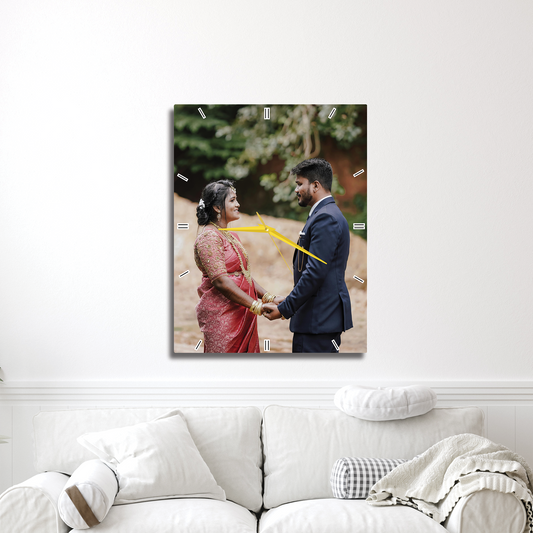 Full Pic Portrait Shape Design Wall Clocks