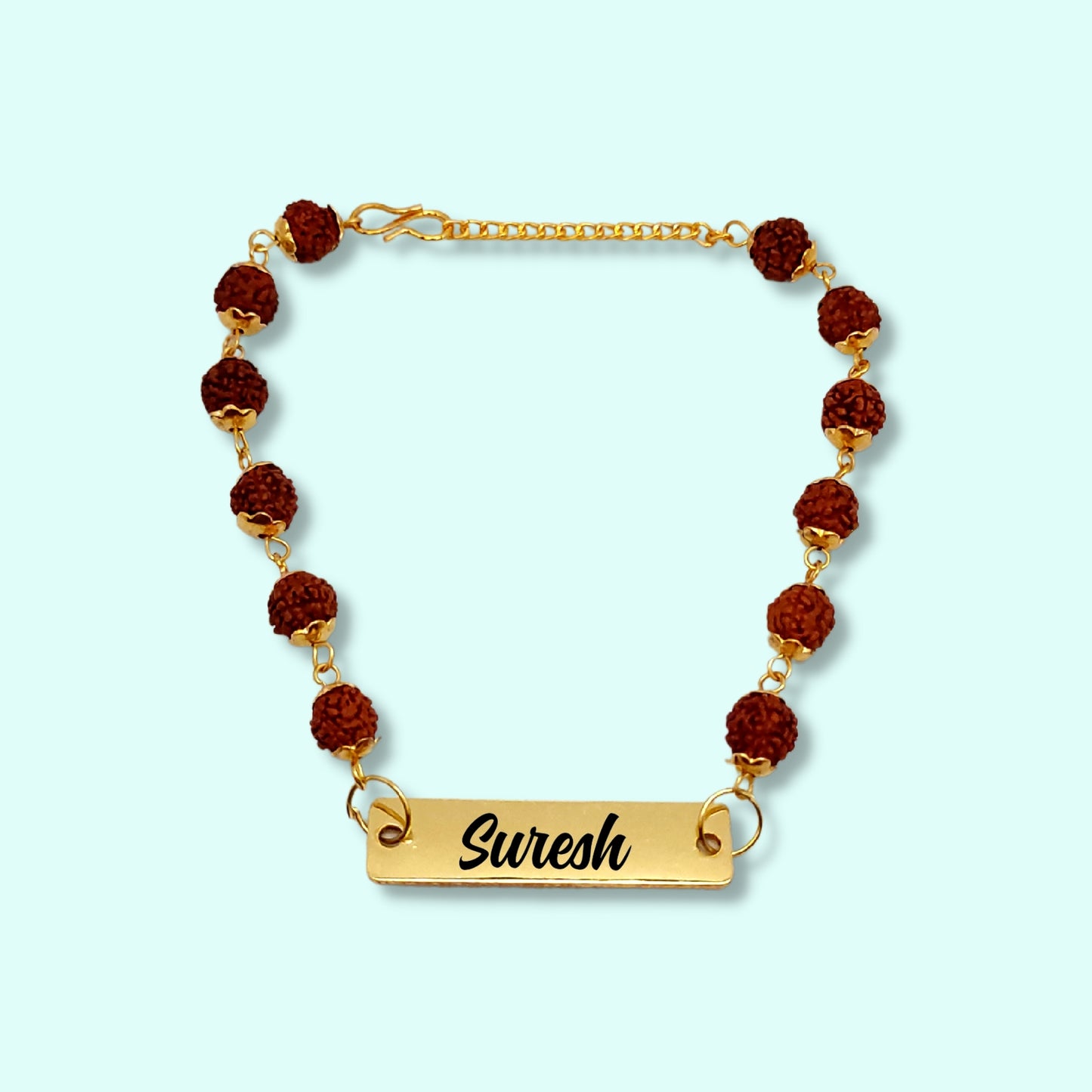 Personalized Rudraksha Rakhi
