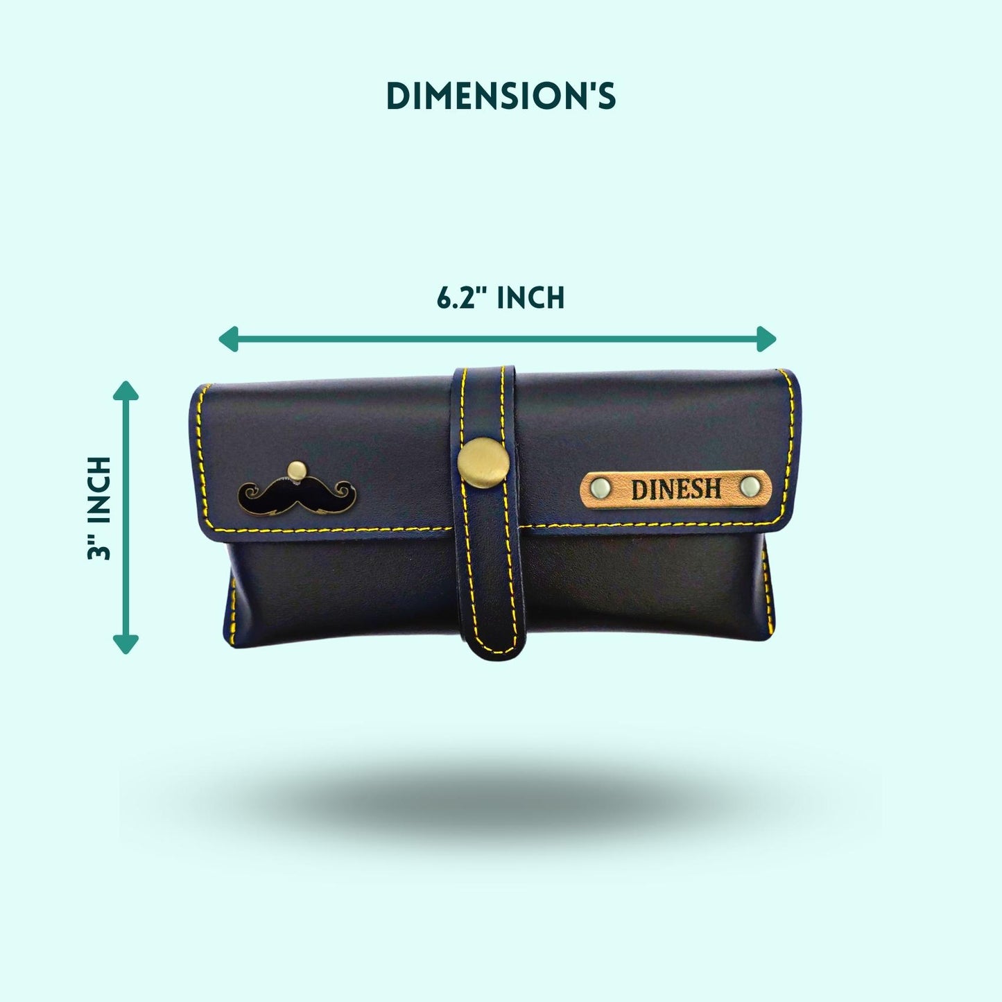 Personalized 5-in-1 Gift Hamper for Men ( Includes 1 Free Bottle ) - Card Holder, Mens Wallet, Keychain, Sunglass Case, Bottle