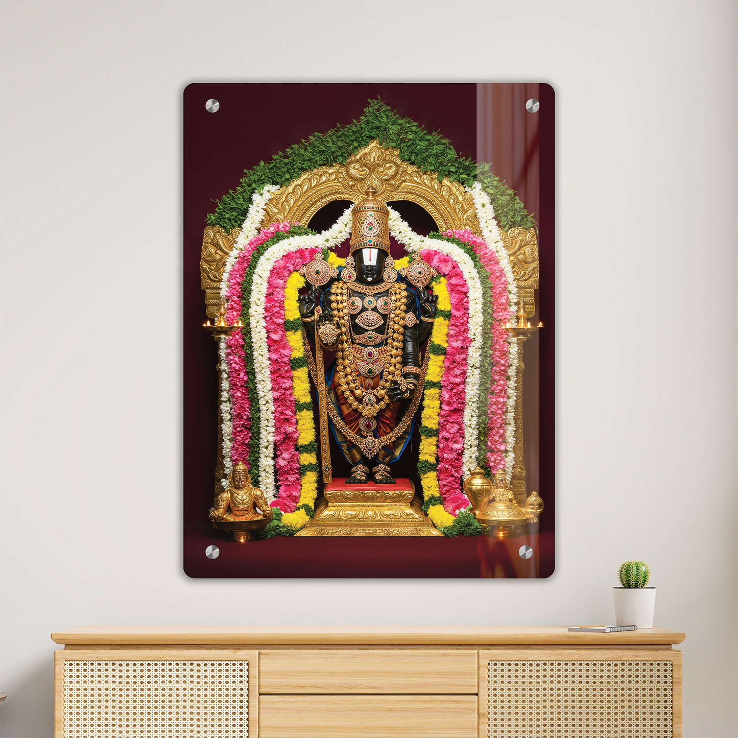 Sri Venkateswara Swamy - Acrylic Wall Art