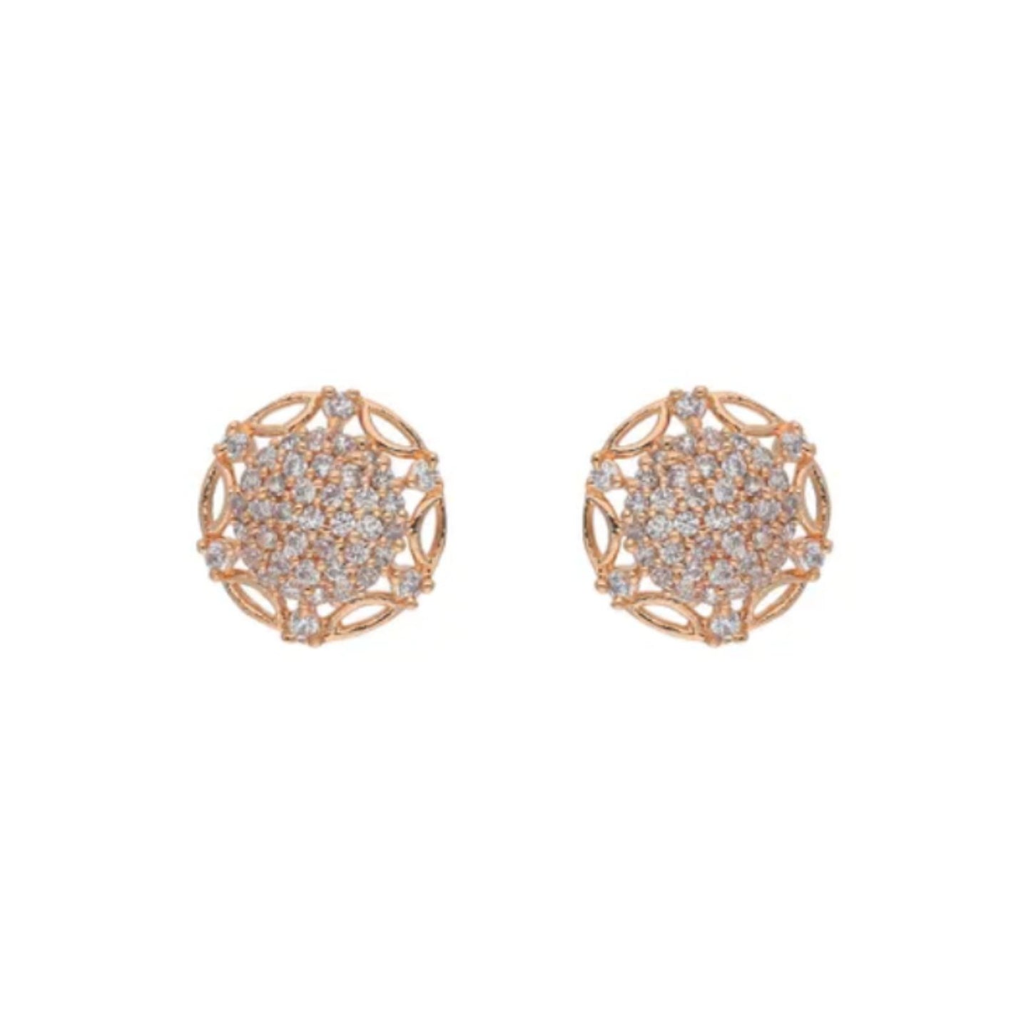 Rose Gold Finish Studs