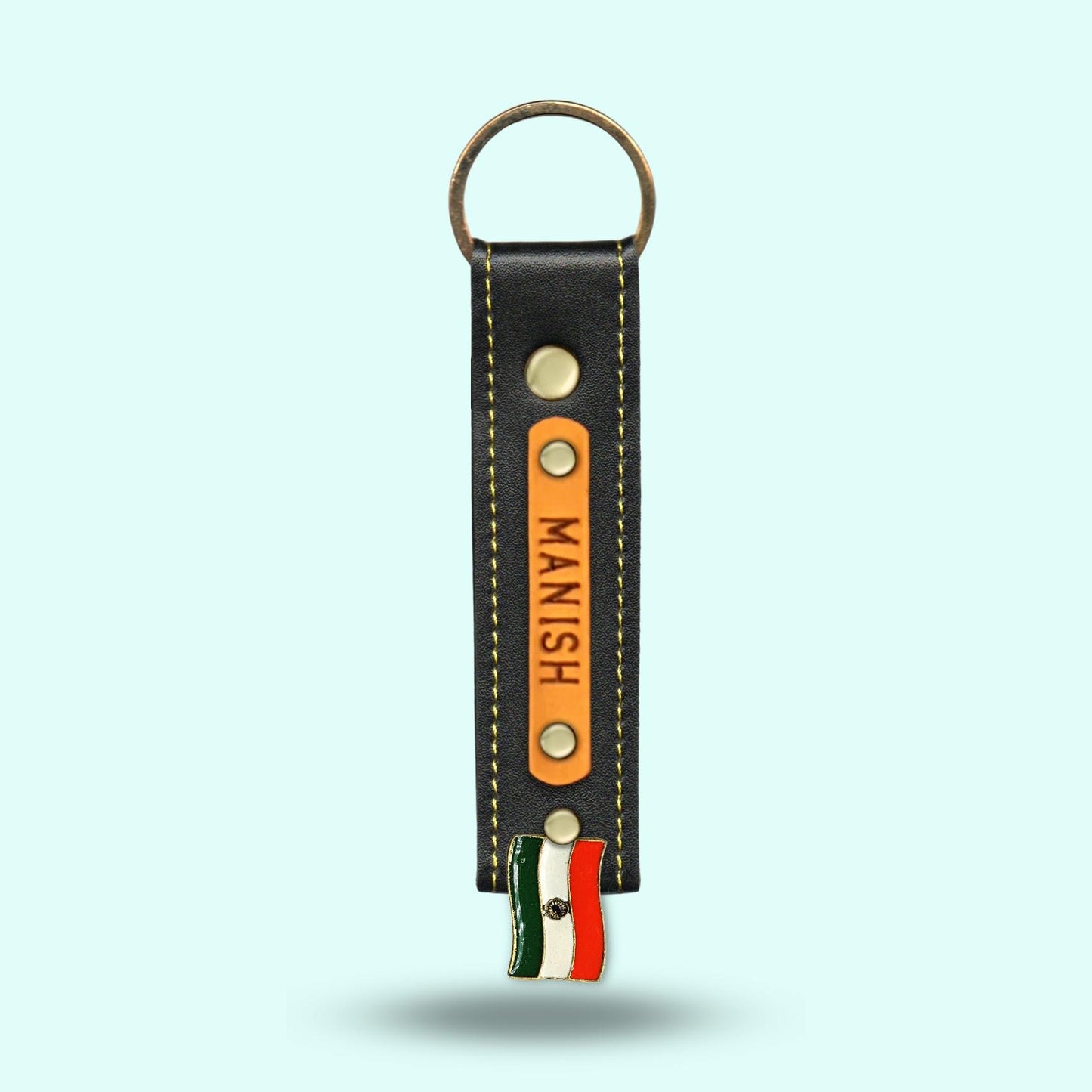 Personalized Premium Keychain - Black