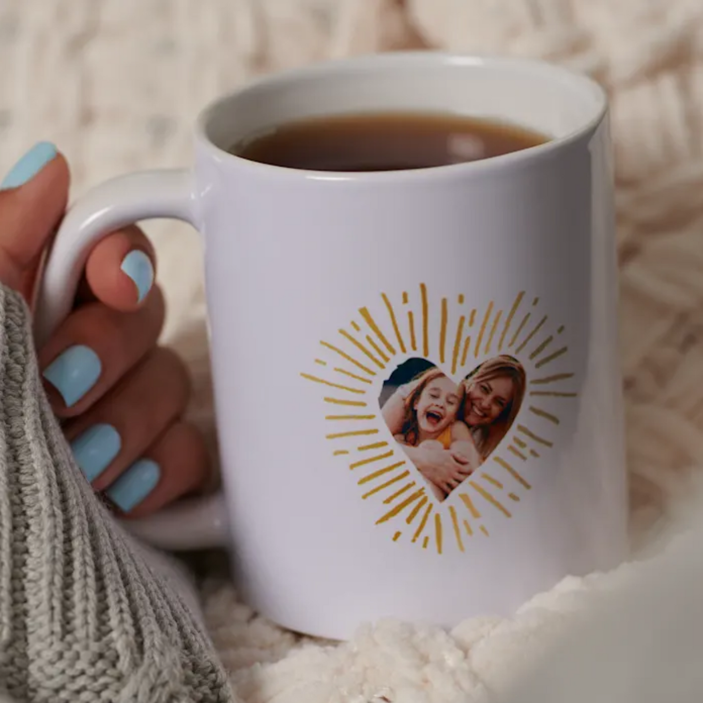 Personalized White Mug with Photo