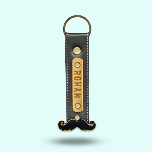 Personalized Premium Keychain - Grey