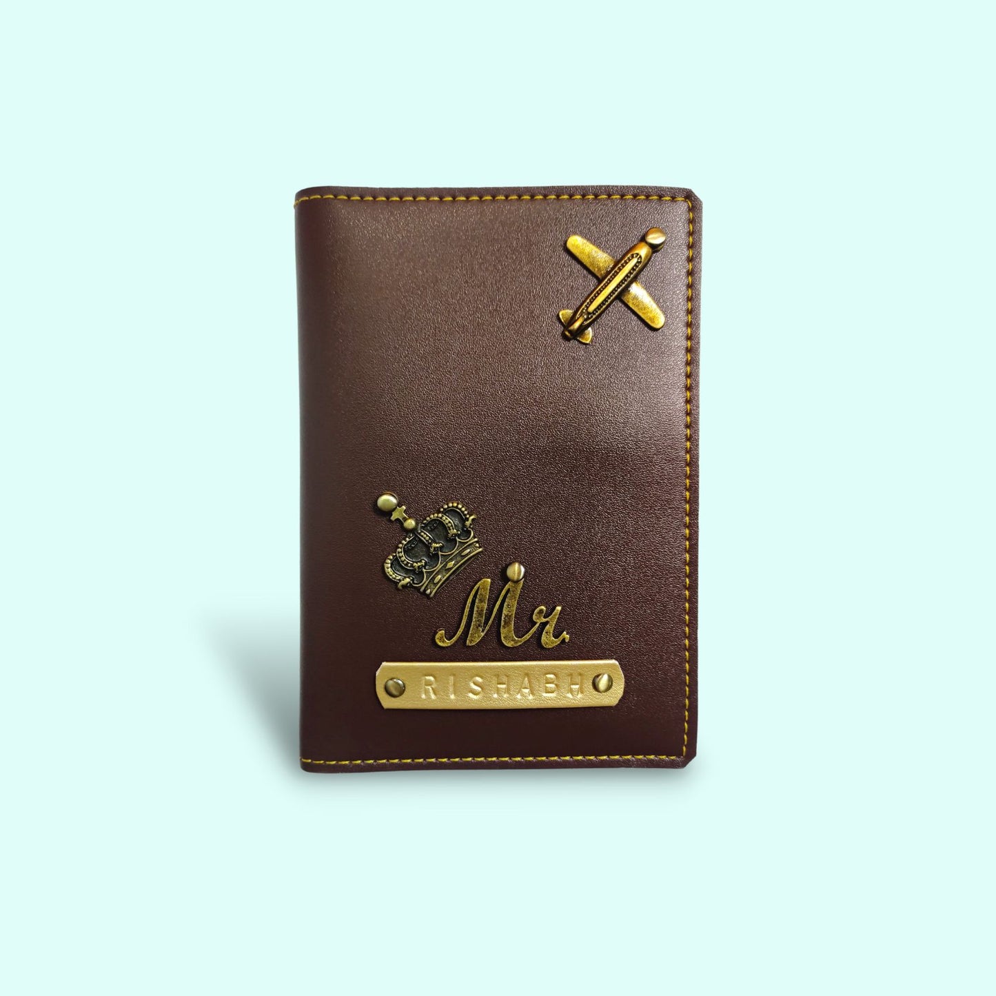 Personalized Classic Mr & Mrs Couple Passport Covers